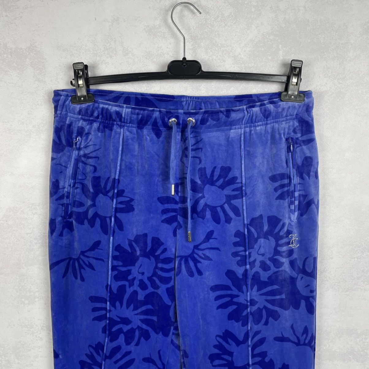 Juicy Couture Juicy Couture Tina Daisy Flowers Velour Track Pants Size XL Size 38" / US 16 / IT 52 - 6 Thumbnail