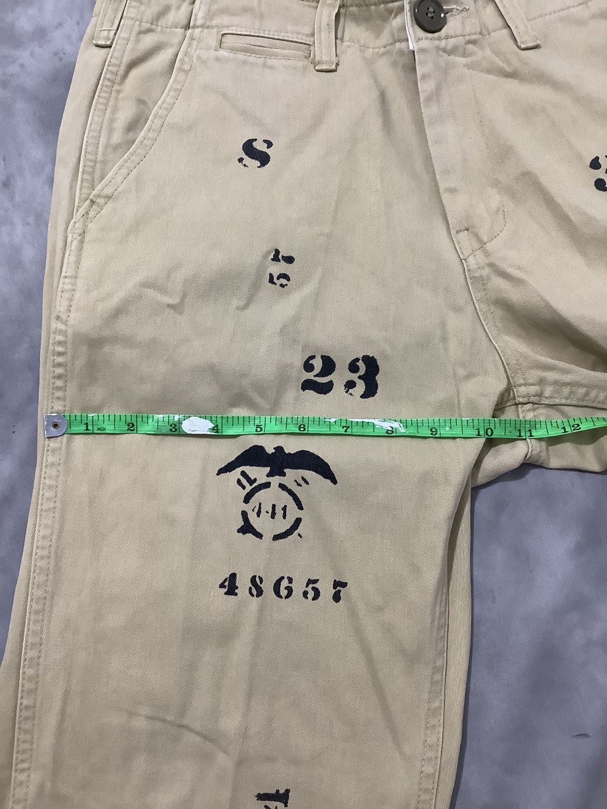 Mister Freedom 🛒Need Gone🛒 MFS Vetements The Code of Number Printed Pants Size US 33 - 11 Thumbnail