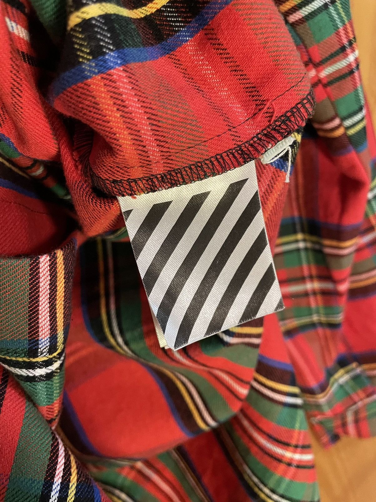 Off-White Off-White Spray Paint Flannel Shirt Size US XS / EU 42 / 0 - 6 Thumbnail
