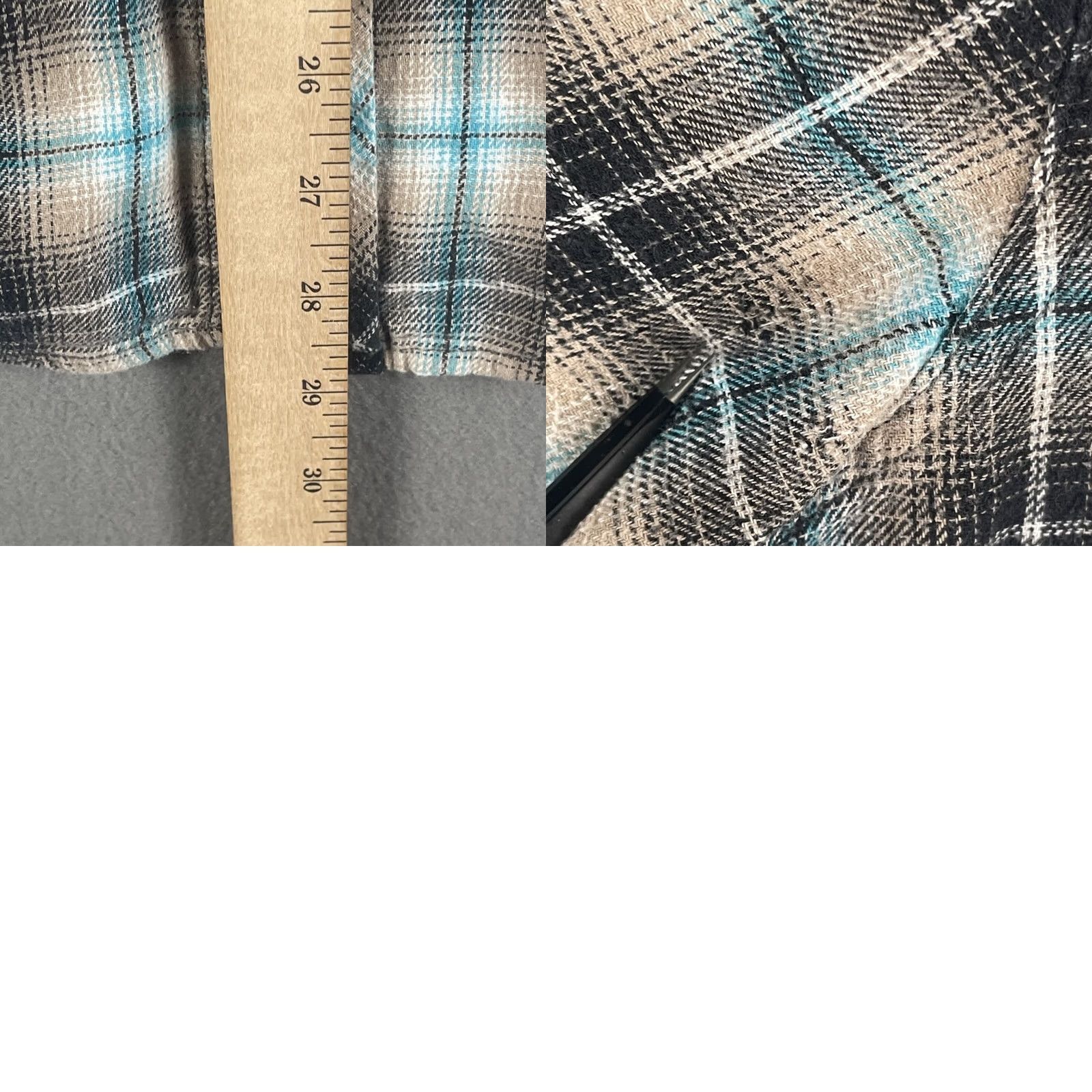 Wrangler Wrangler Wrancher Pearl Snap Western Shirt Mens M Black Plaid Size US M / EU 48-50 / 2 - 8 Thumbnail