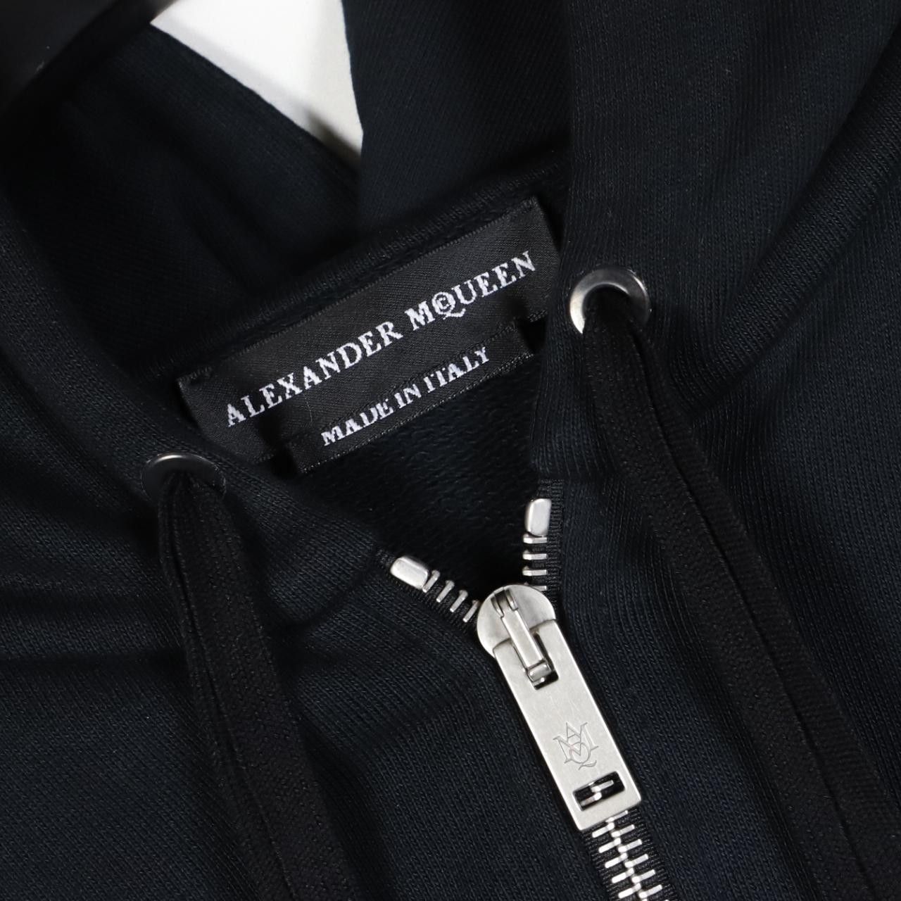 Alexander McQueen Alexander McQueen Embroidered Skull Motif Zip Hoodie Size US L / EU 52-54 / 3 - 5 Thumbnail