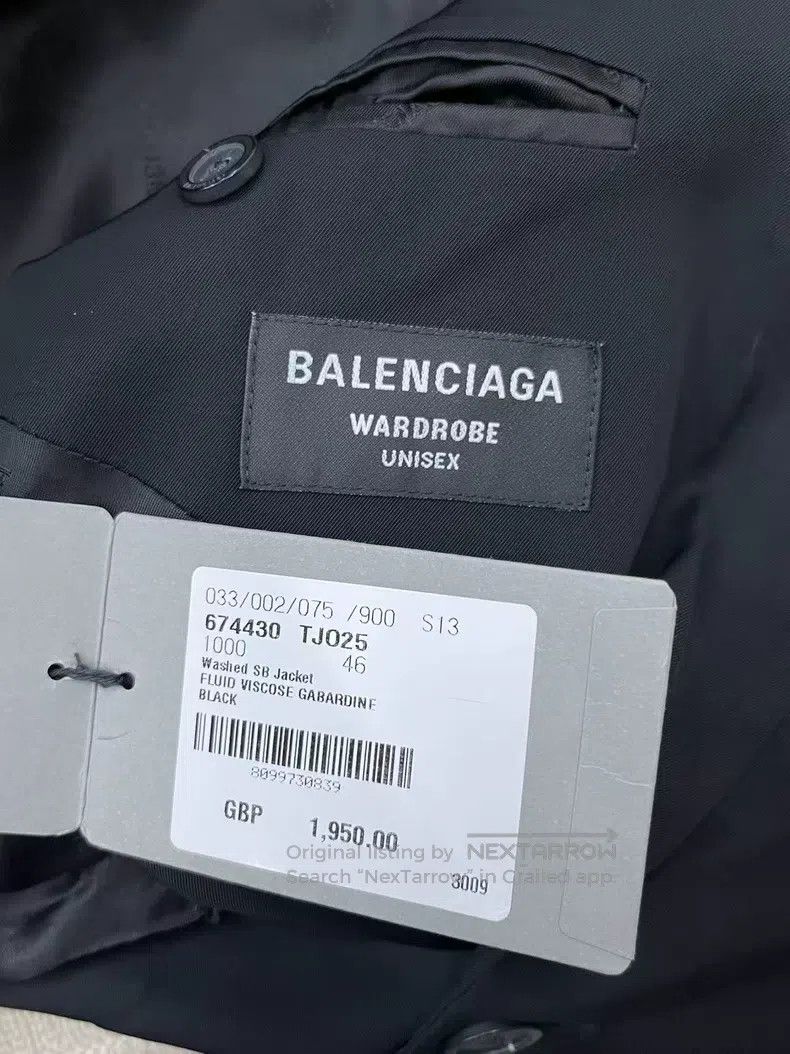 Balenciaga Balenciaga Elegant viscose gabardine blazer jacket for wom Size M / US 6-8 / IT 42-44 - 3 Thumbnail