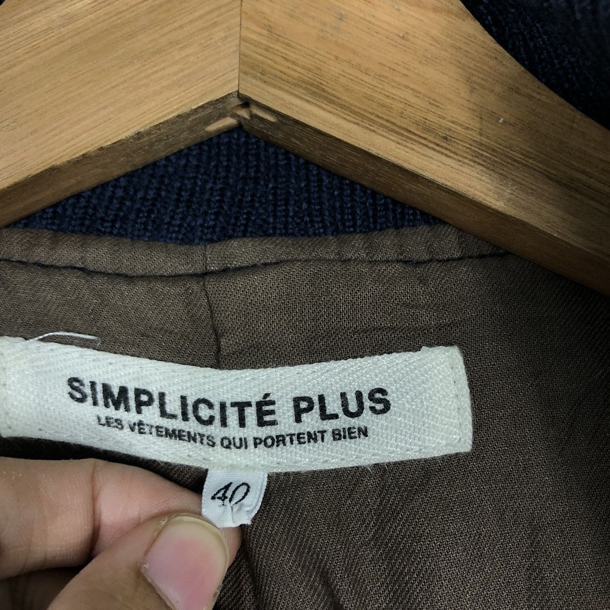 45rpm 🔥Vintage Wool Jacket Worker Simplicite Plus Japan Size US M / EU 48-50 / 2 - 19 Thumbnail