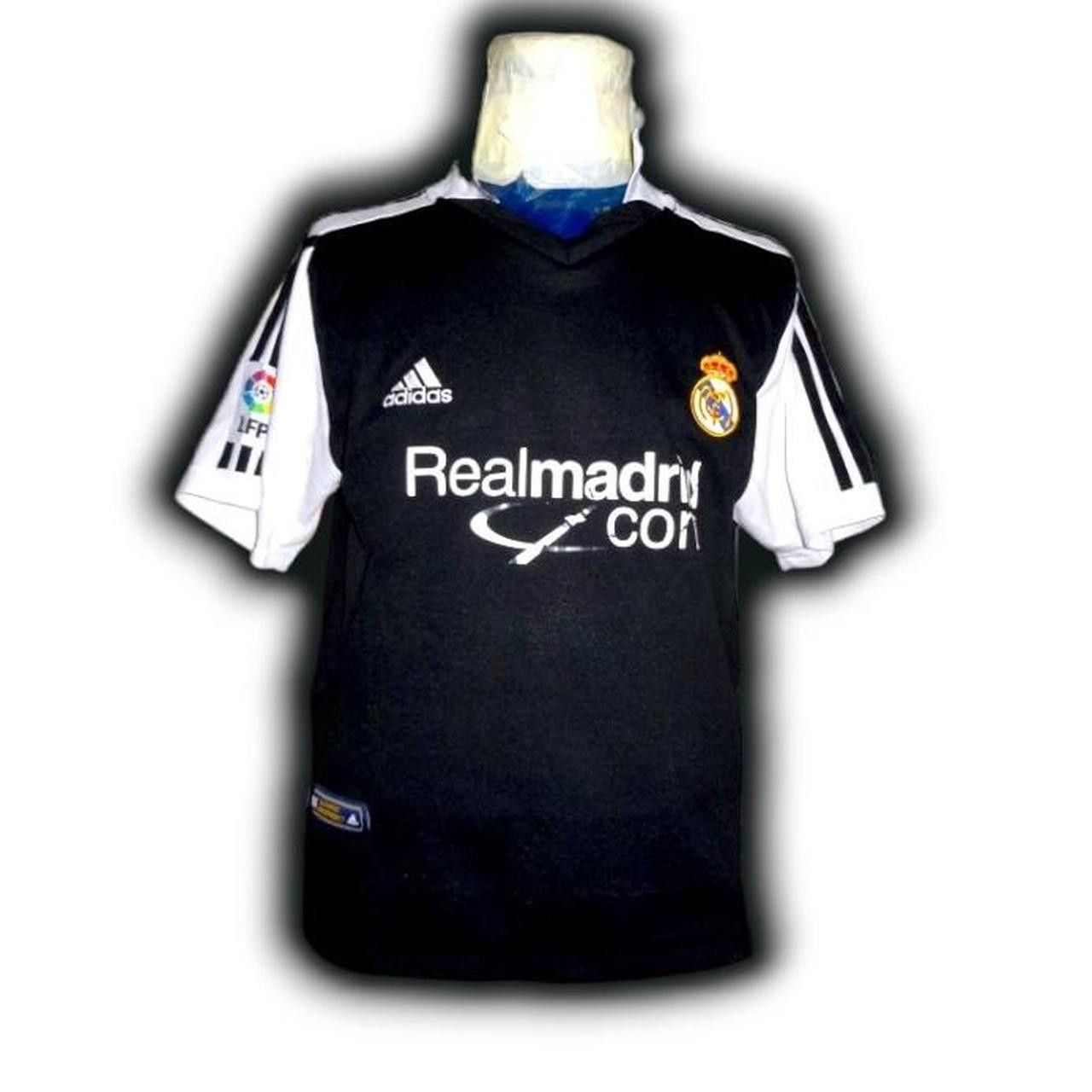 Adidas Real Madrid 2001 2002 Away Shirt Jersey Size US S / EU 44-46 / 1 - 3 Thumbnail
