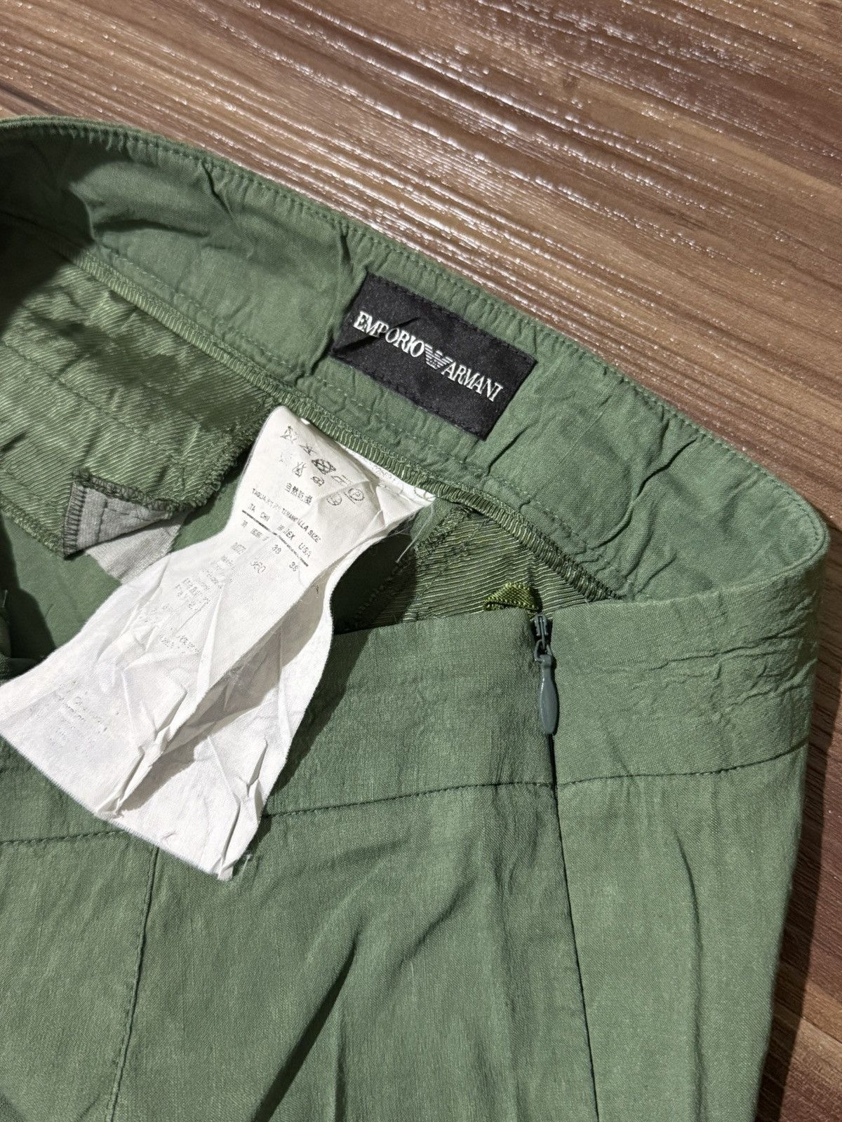 Emporio Armani Emporio armany slim fit trouser in green Size 26" / US 2 / IT 38 - 3 Thumbnail