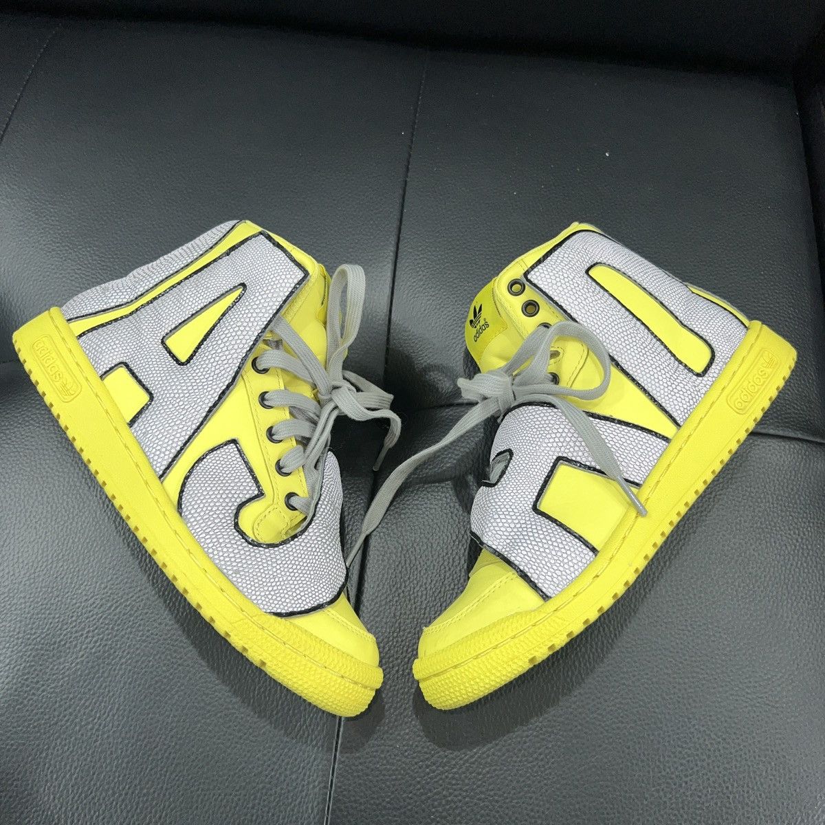 Jeremy Scott Adidas by Jeremy Scott 3M Reflective Logo Strap Sneakers Size US 6 / IT 36 - 2 Thumbnail