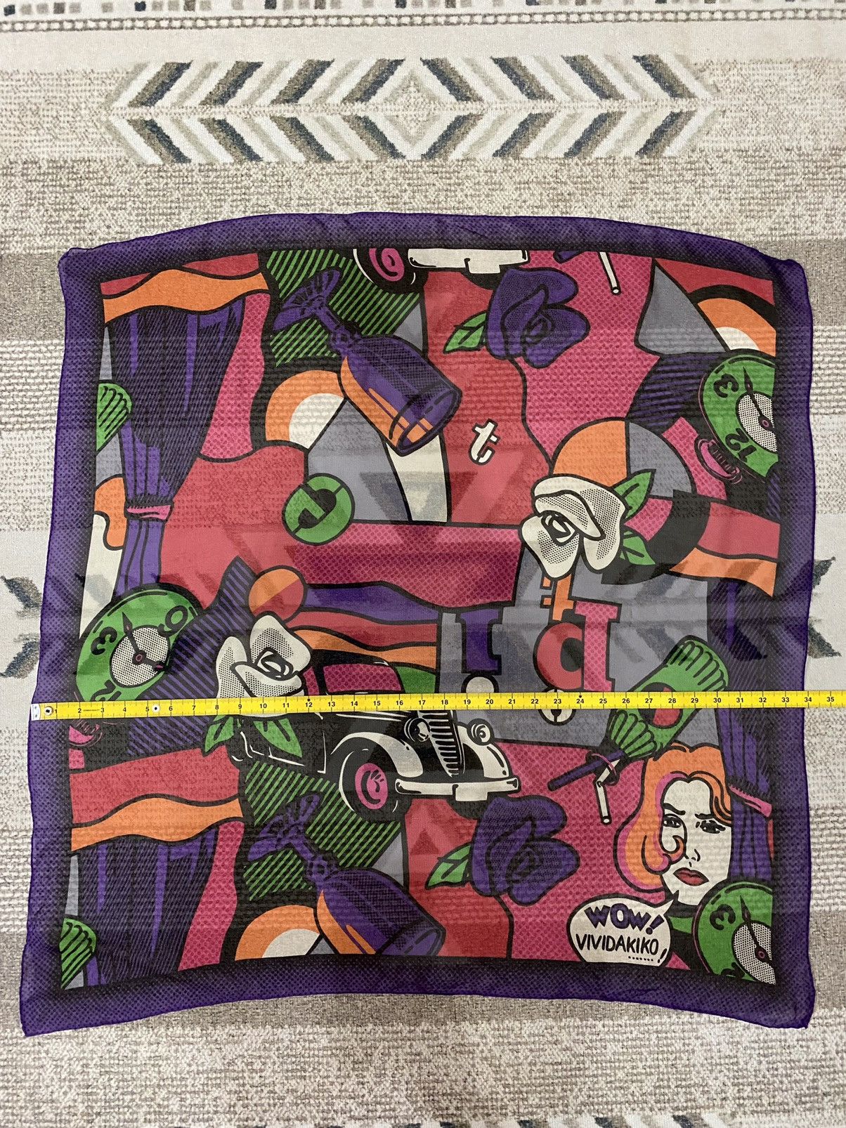 Japanese Brand Japanese Brand Vividakiko Nice Design Scarves/Handkerchiefs Size ONE SIZE - 5 Thumbnail