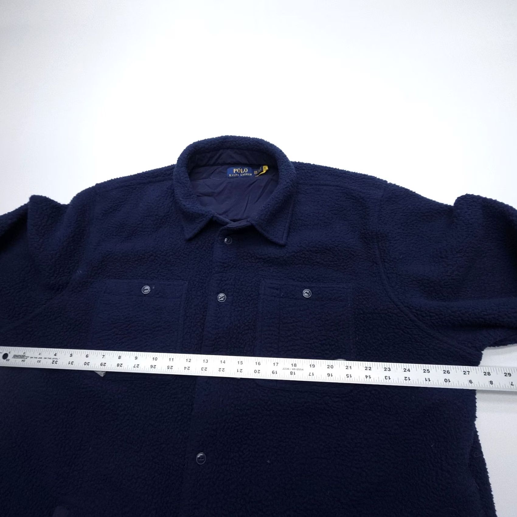 Polo Ralph Lauren Polo Ralph Lauren Brushed Fleece Shirt Jacket Mens 2XL Navy Sherpa Shacket RL Shirt Jacket 2XL Navy Mens Size US XXL / EU 58 / 5 - 6 Thumbnail