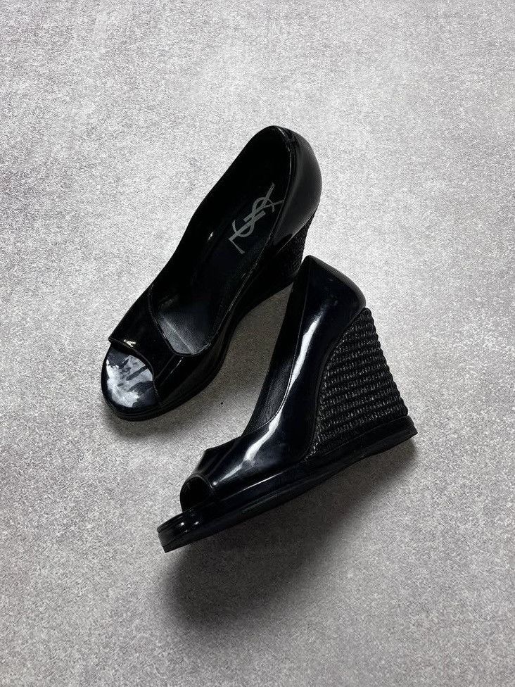 Other Vintage YSL Yves Saint Laurent Heels Shoes EUR 39 Size US 9 / IT 39 - 4 Thumbnail