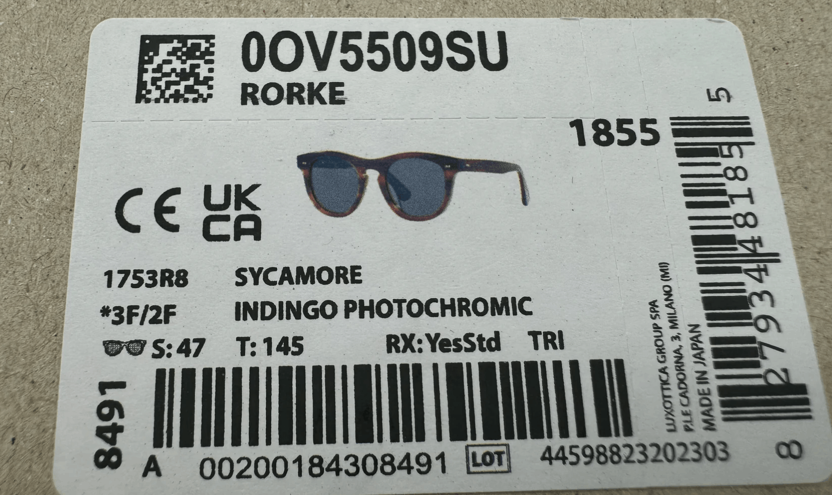Olive Peoples RORKE 47mm Sun OV5509SU