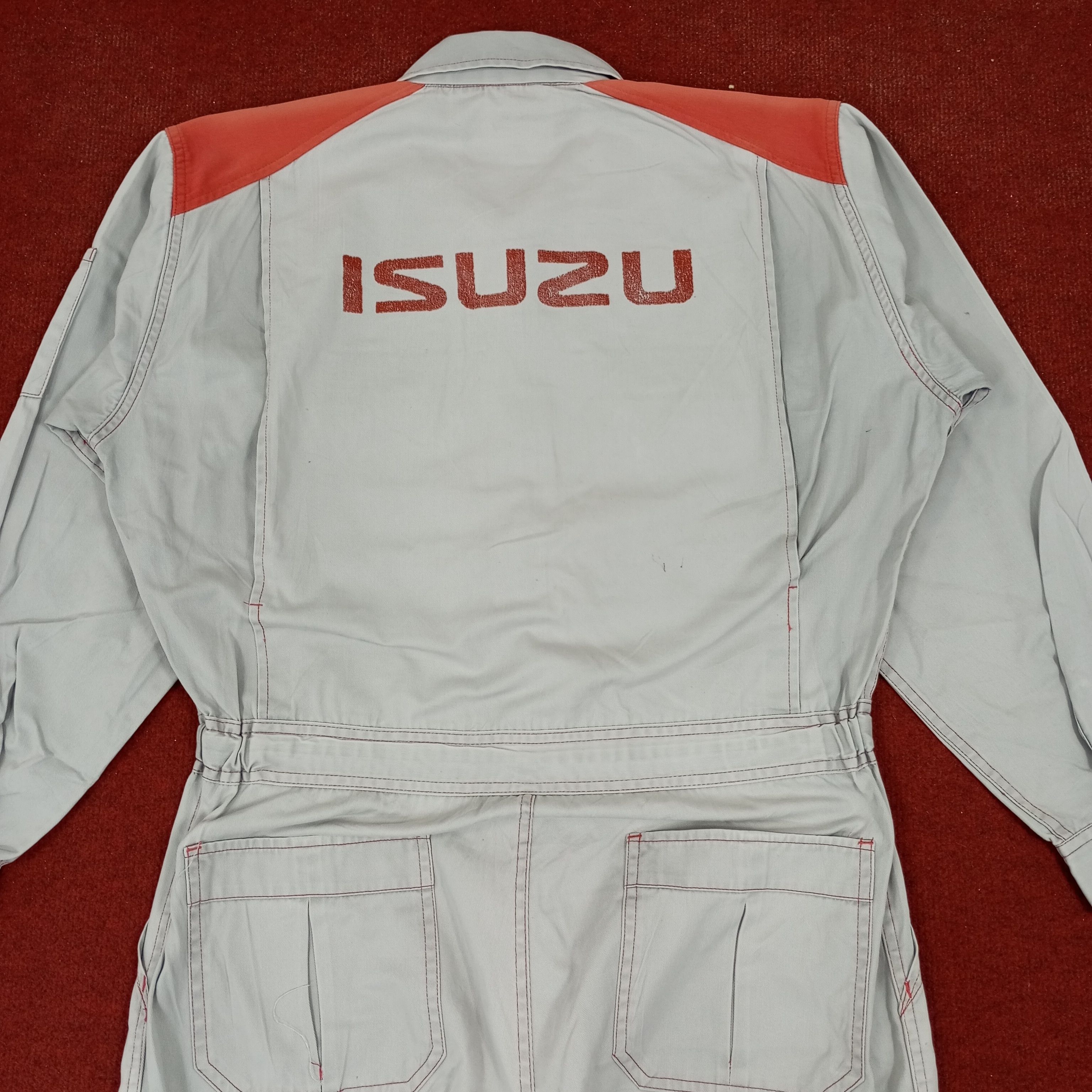 Japanese Brand × Vintage Isuzu Japanese Motorsports Coverall Jacket Size US L / EU 52-54 / 3 - 2 Thumbnail