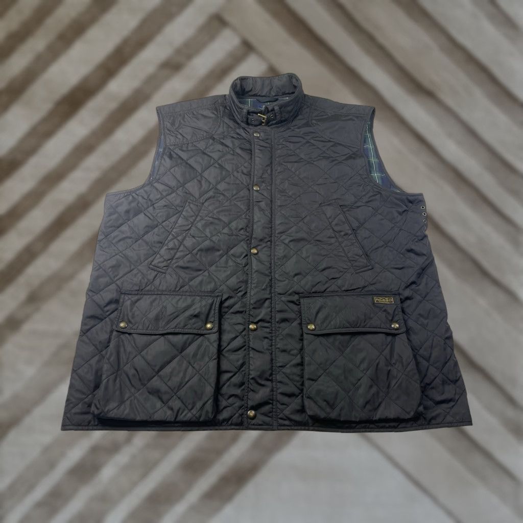 Polo Ralph Lauren VINTAGE Polo Ralph Lauren Polo Club Quilted Vest Equestrian Riding Plaid Lining Sz 3XLT Size US XXL / EU 58 / 5 - 1 Thumbnail