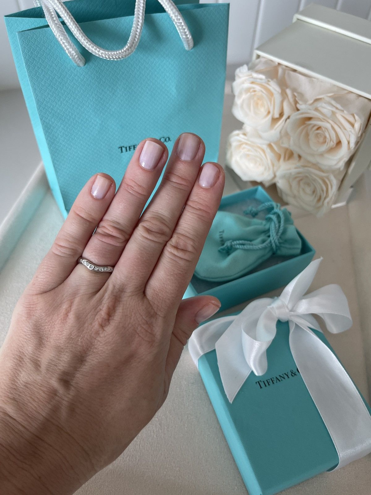 Tiffany & Co. Tiffany & Co. Elsa Peretti Ring in Platinum size 4 $2,800 Size ONE SIZE - 12 Thumbnail