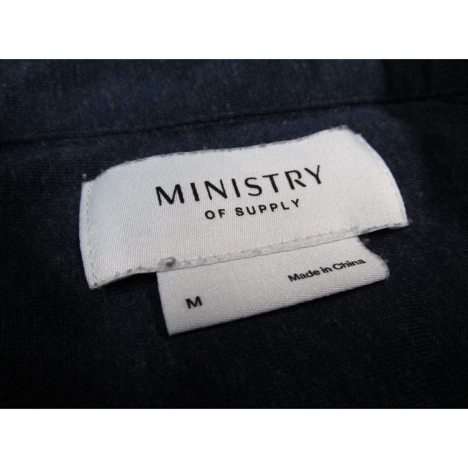 Vintage MINISTRY OF SUPPLY Shirt Men Medium Blue Merino Wool Blend Button Up Long Sleeve Size US M / EU 48-50 / 2 - 3 Thumbnail