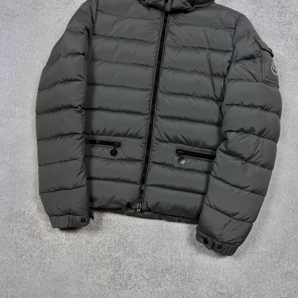Moncler Women`s Moncler Bea Guibbotto Gray Puffer Jacket Size 0 / S Size XS / US 0-2 / IT 36-38 - 6 Thumbnail