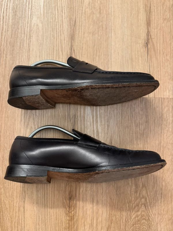 Tod's Tod's Loafers Leather moccasins Black size 42 Size US 9 / EU 42 - 3 Thumbnail