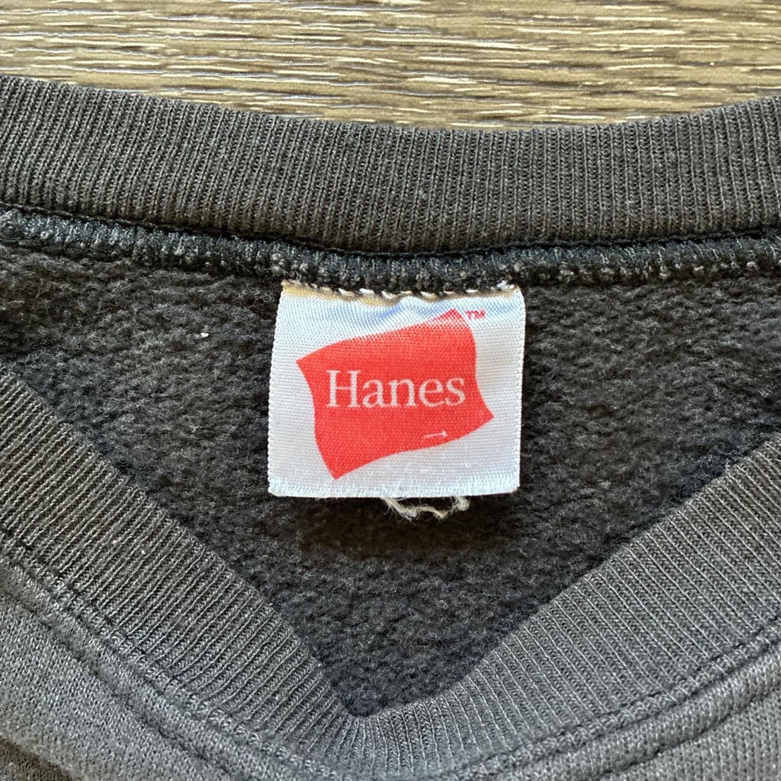 Hanes × Vintage Vintage 90s Faded Hanes Sweater Size US L / EU 52-54 / 3 - 3 Thumbnail