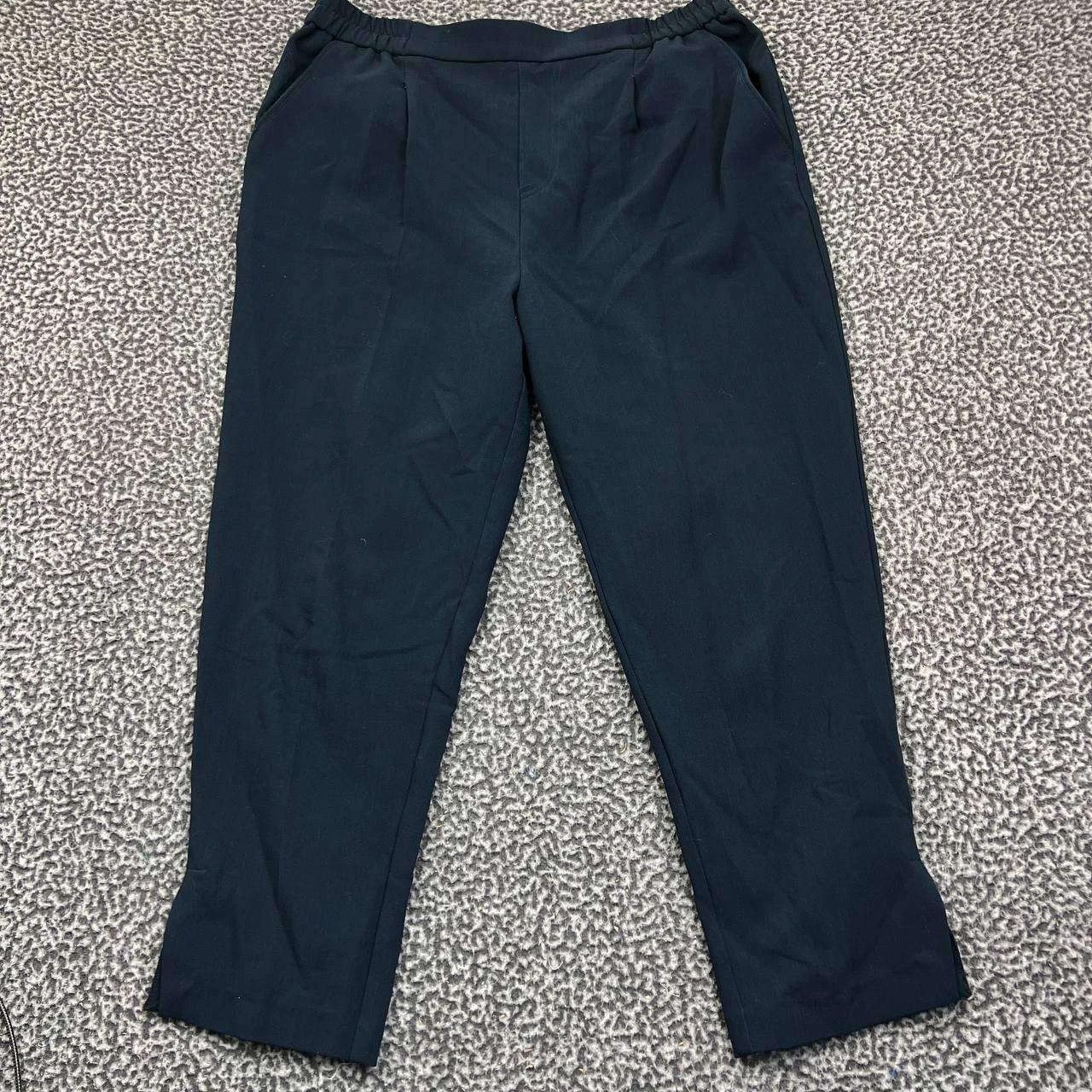 Anthropologie Anthropologie Trouser Pants L Pull On Stretch Pockets 35x26 Size 35" - 1 Thumbnail
