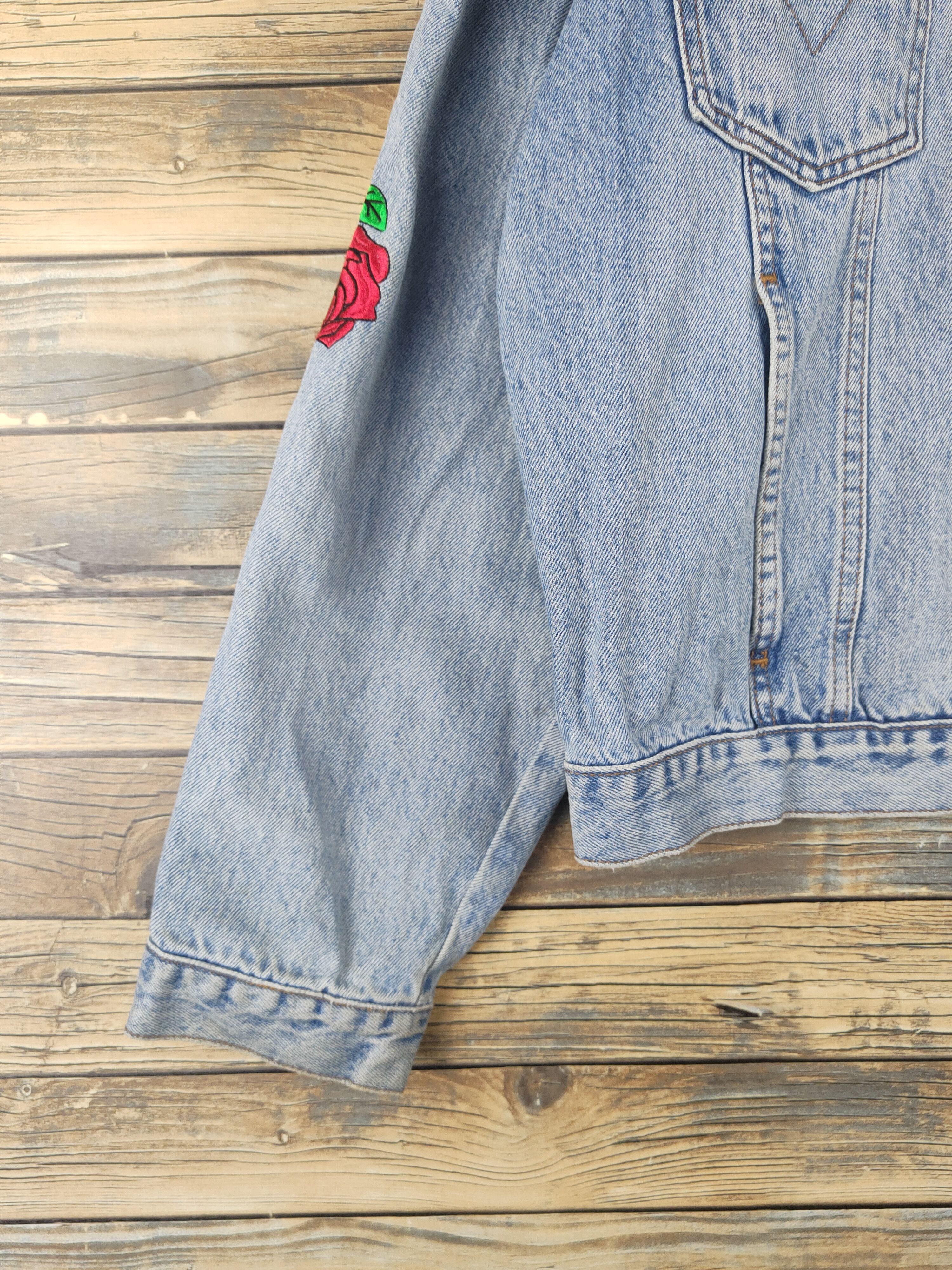 Japanese Brand DL Multiblue Light Blue Denim Jackets #5702T Size L / US 10 / IT 46 - 4 Thumbnail
