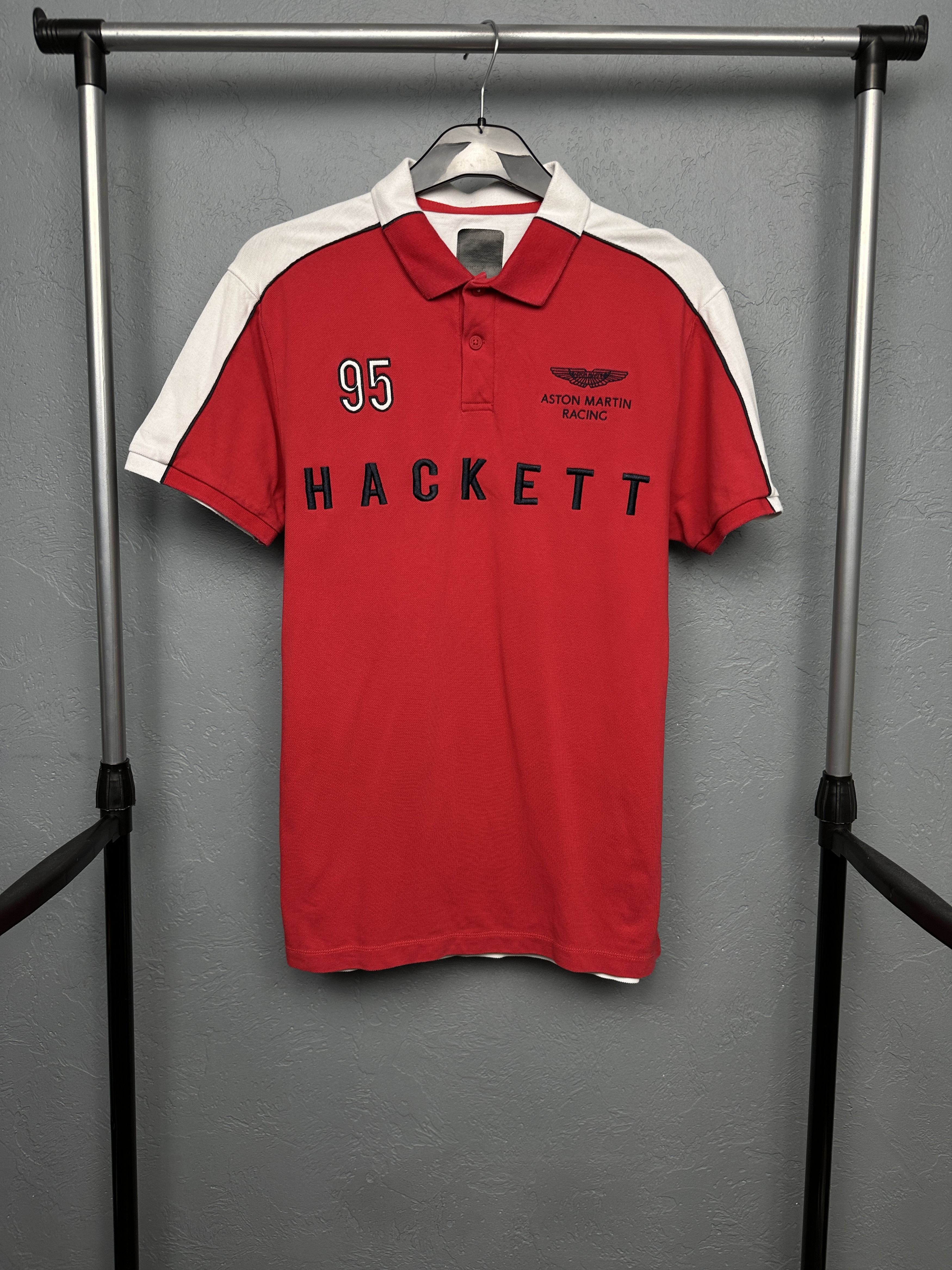 Hackett Aston Martin by Hackett Mens Polo Shirt Size US M / EU 48-50 / 2 - 1 Thumbnail