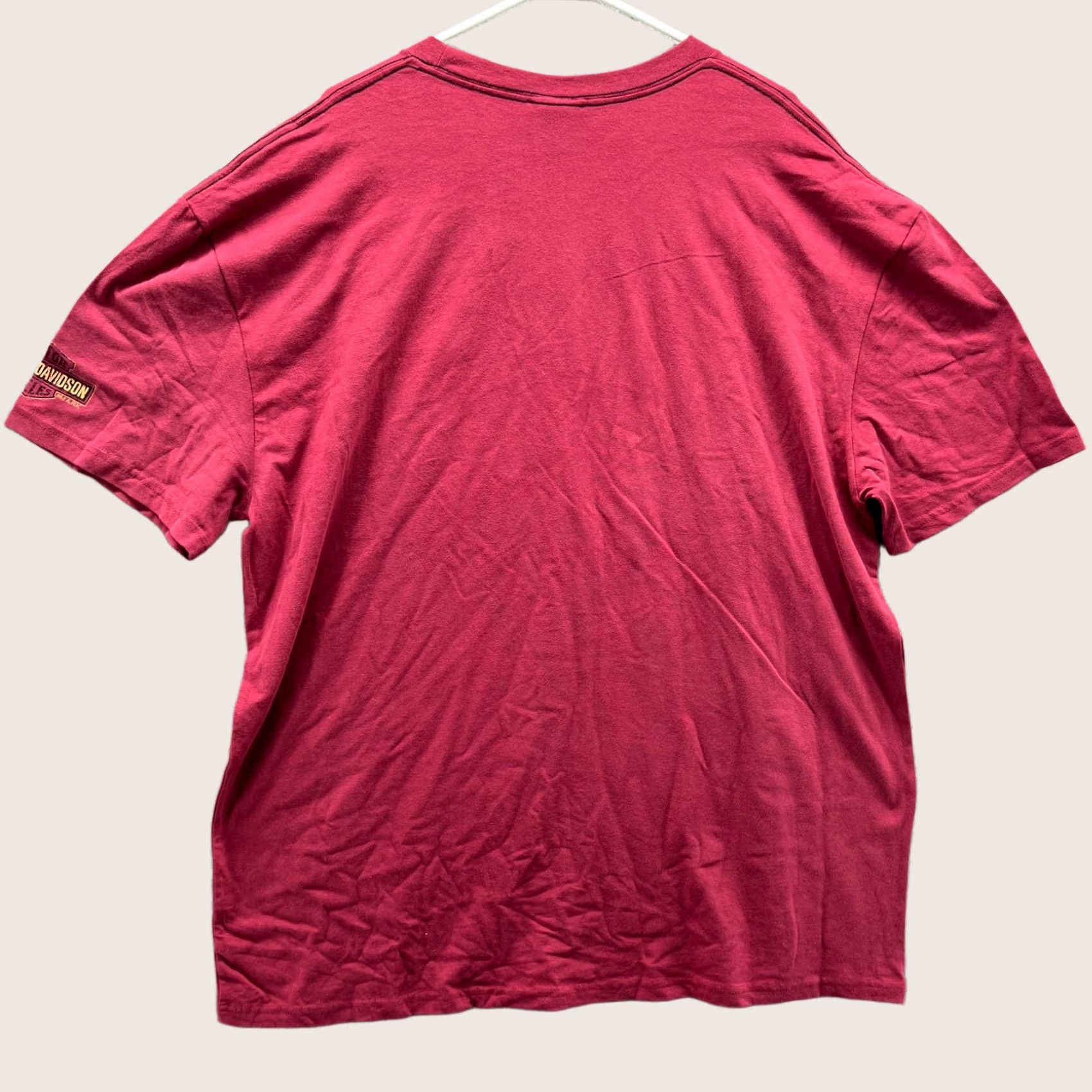Harley Davidson Harley-Davidson Shirt Men 2XL Red Cotton Tee Outdoor Skull Biker Tee Shirt Size US XXL / EU 58 / 5 - 1 Thumbnail