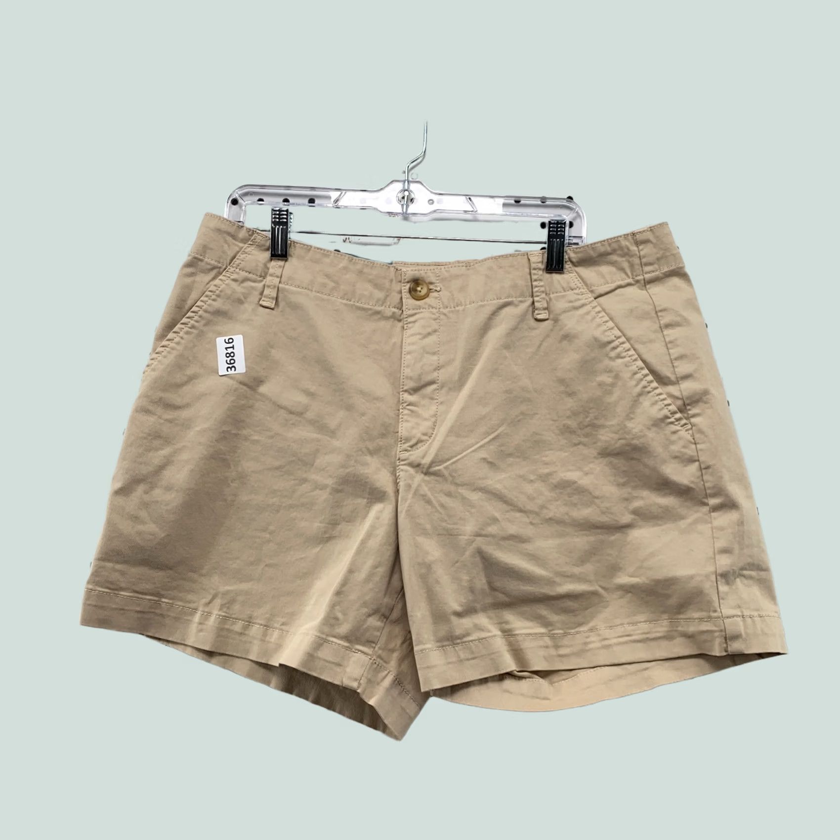 Vintage NEW JAG Shorts Size 16 Mid Rise Tan Khaki Fits 36x6 Chino NWT Size 38" / US 16 / IT 52 - 1 Thumbnail