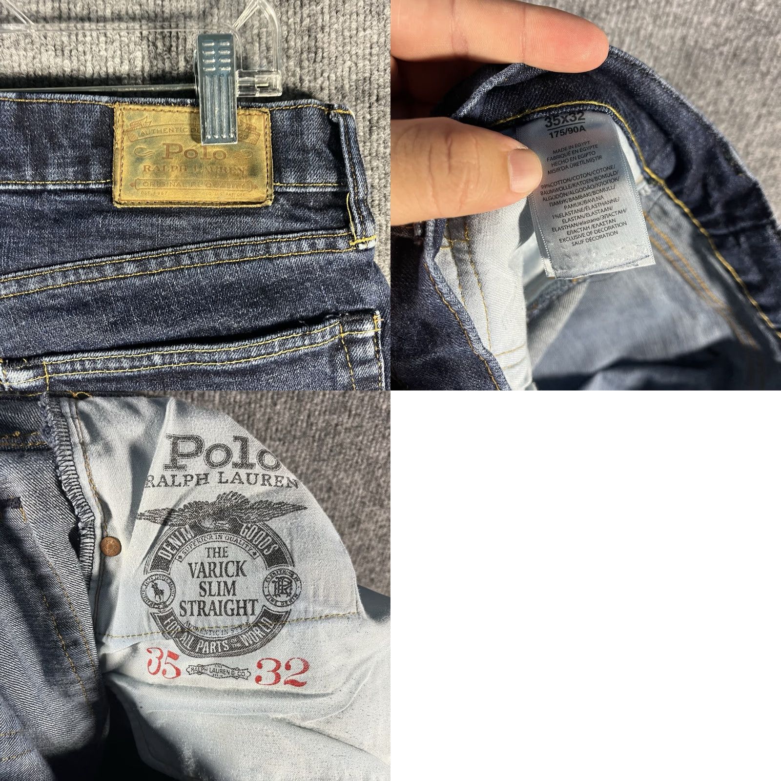 Polo Ralph Lauren VINTAGE Polo Ralph Lauren Jeans Main Selling Point: Varick Slim Straight Denim Pants 36x30 Blue Mens Slim 36 Inseam 30 USA Y2K Size US M / EU 48-50 / 2 - 8 Thumbnail