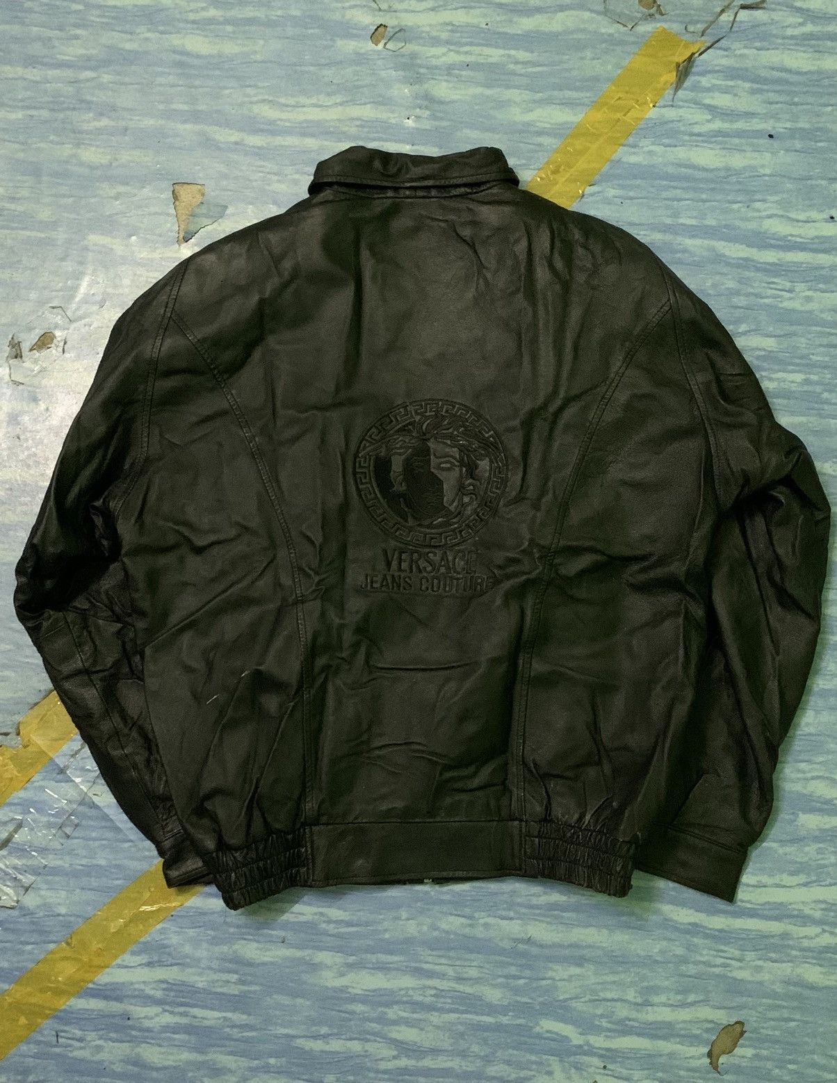 Versace Jeans Couture Vtg Jacket Leather Versace Jeans Couture Size US M / EU 48-50 / 2 - 2 Thumbnail
