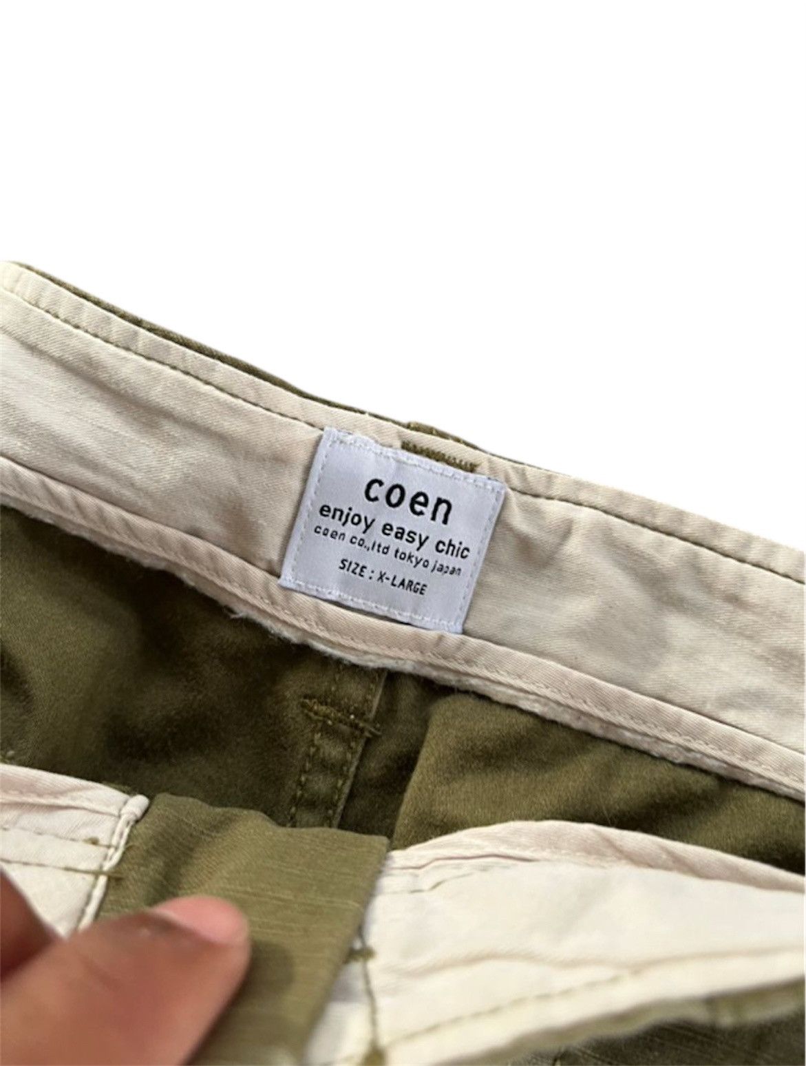 Japanese Brand Vintage 00’s Coen Japan Distressed Painted Pants Size US 34 / EU 50 - 6 Thumbnail