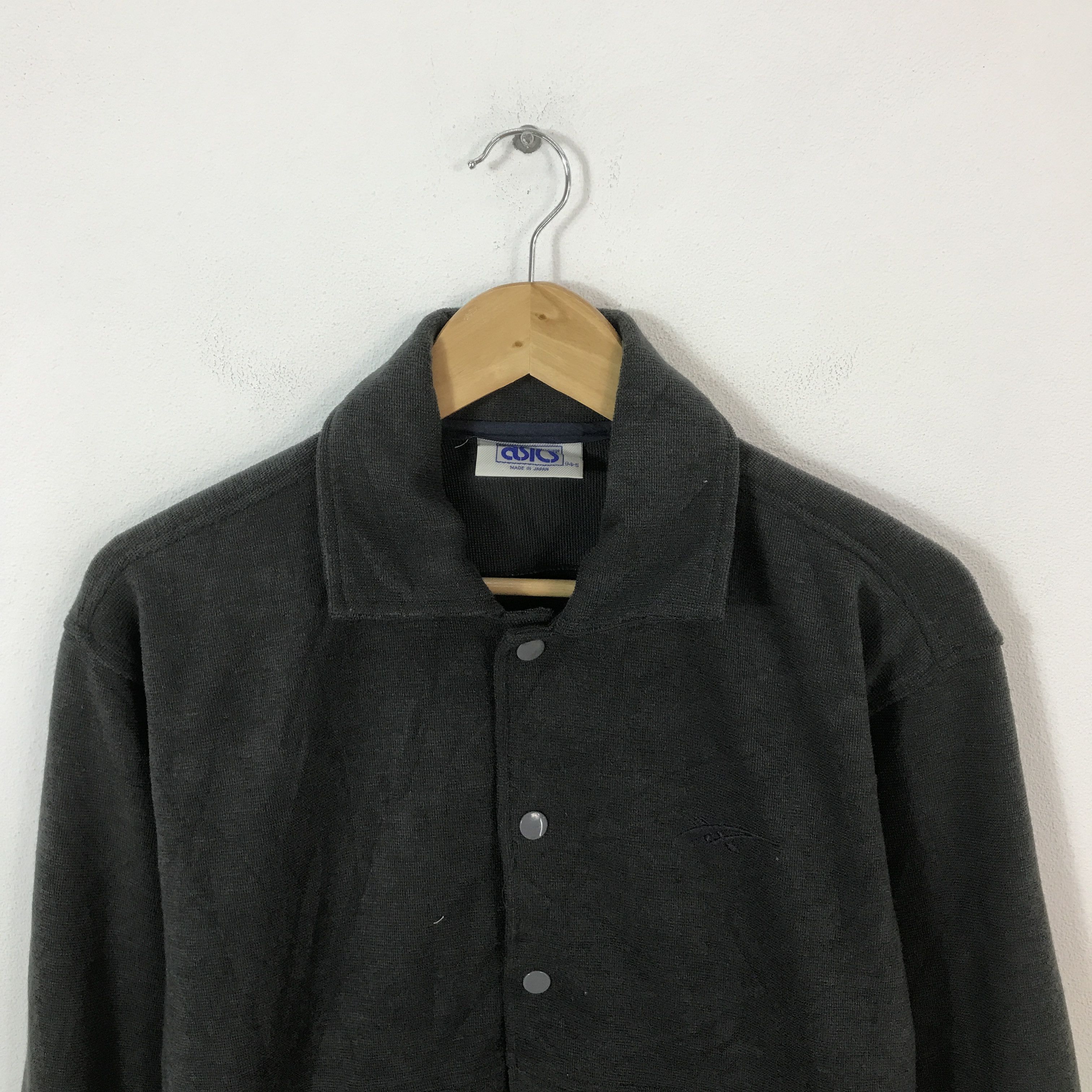 Asics Vintage asics snap Button jacket K50B25 Size US L / EU 52-54 / 3 - 2 Thumbnail