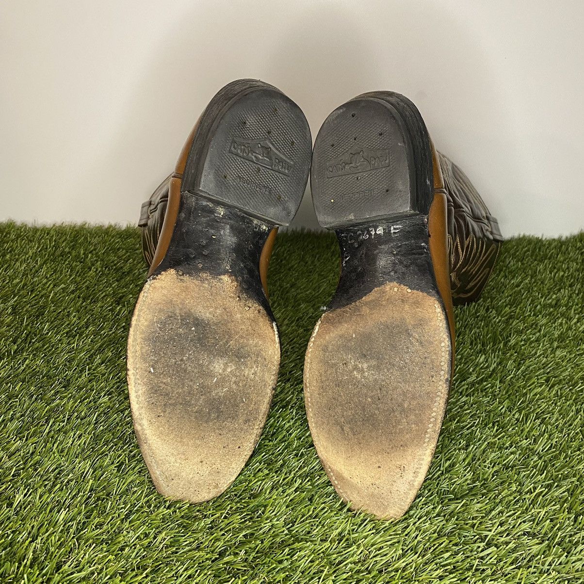 Nocona Boots × Vintage Nocoma two tone cowboy boots western MADE IN USA Size US 10 / EU 43 - 5 Thumbnail