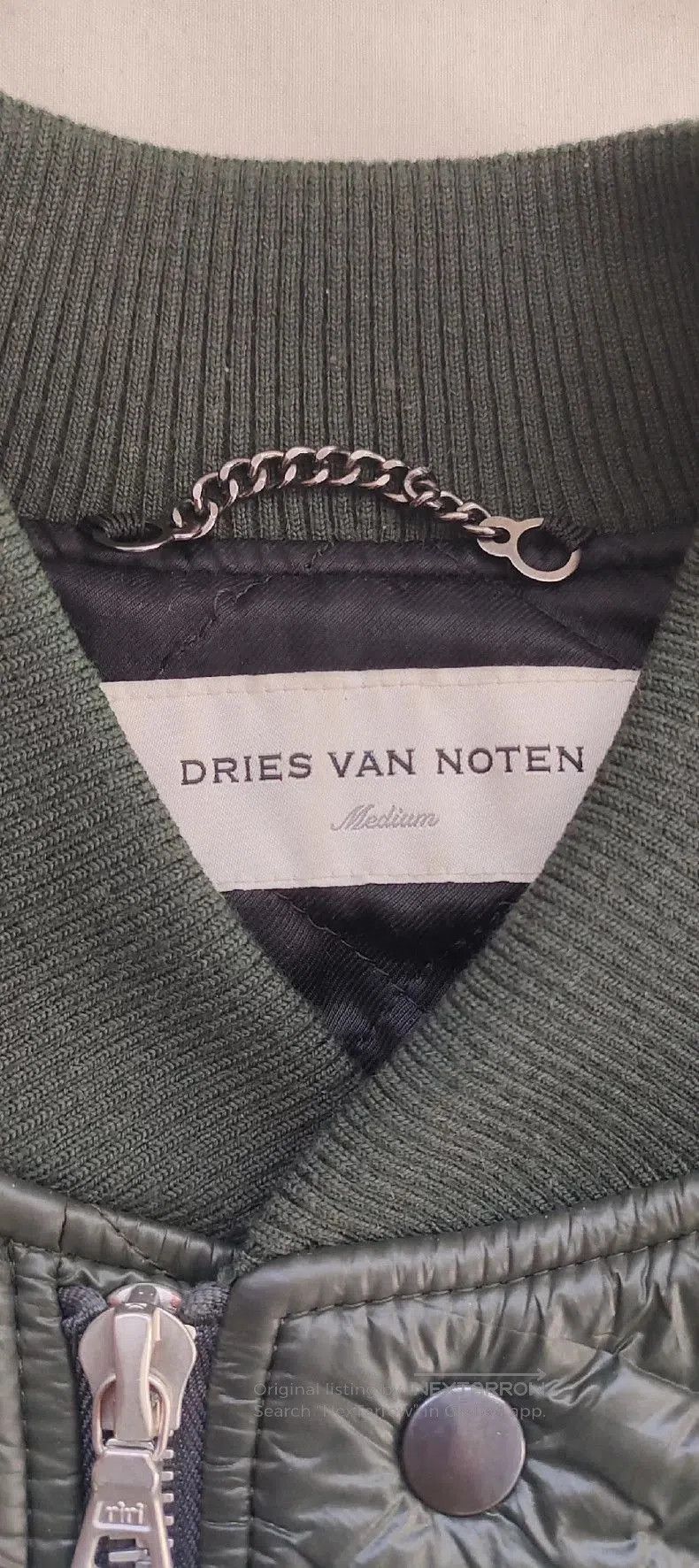 Dries Van Noten Dries Van Noten 21AW Green Bomber Jacket. Size US M / EU 48-50 / 2 - 2 Thumbnail