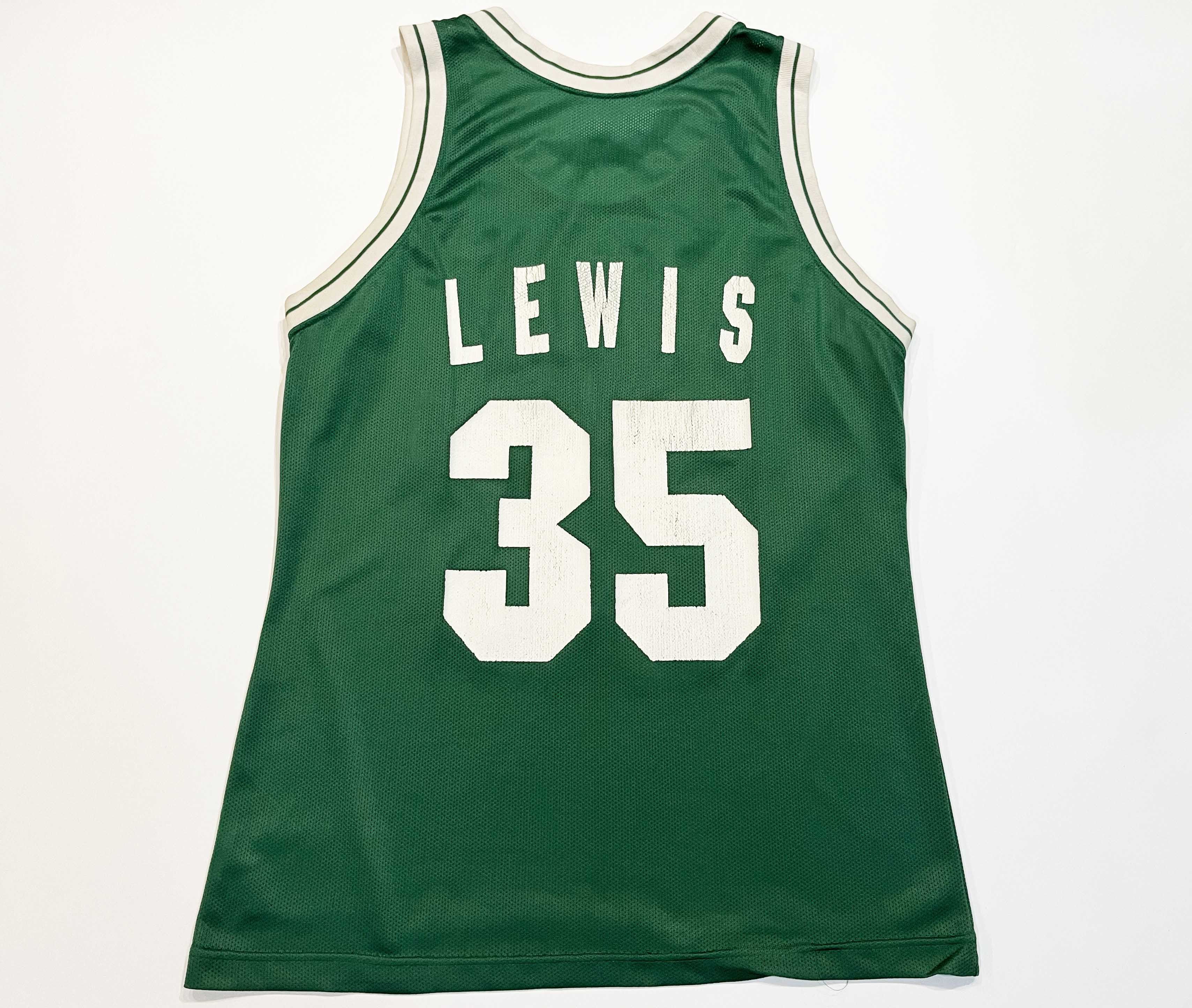 Vintage Champion NBA Boston Celtics REGGIE LEWIS #35 Jersey