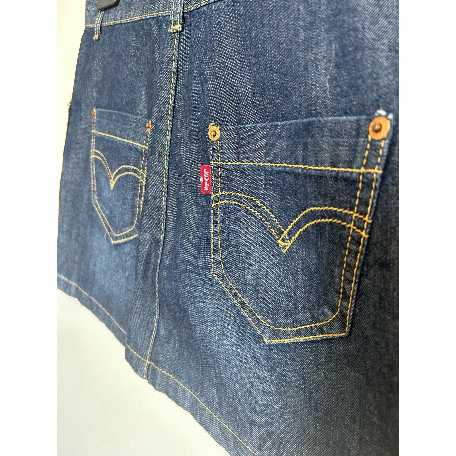 Levi's Vintage Levi’s Mini Skirt 90s Y2K Mid Waist Size 26" / US 2 / IT 38 - 5 Thumbnail