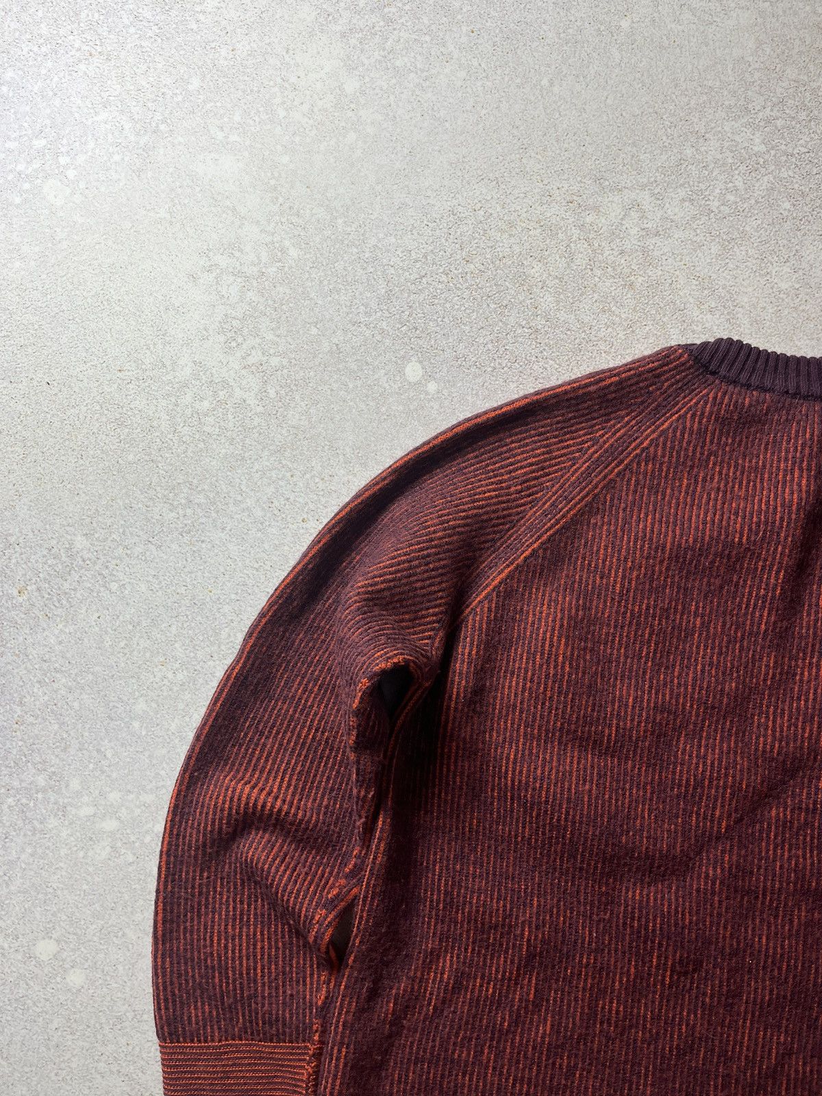 Diesel Vintage Diesel Orange Sweater Grunge Avant Garde Y2K Size US S / EU 44-46 / 1 - 6 Thumbnail