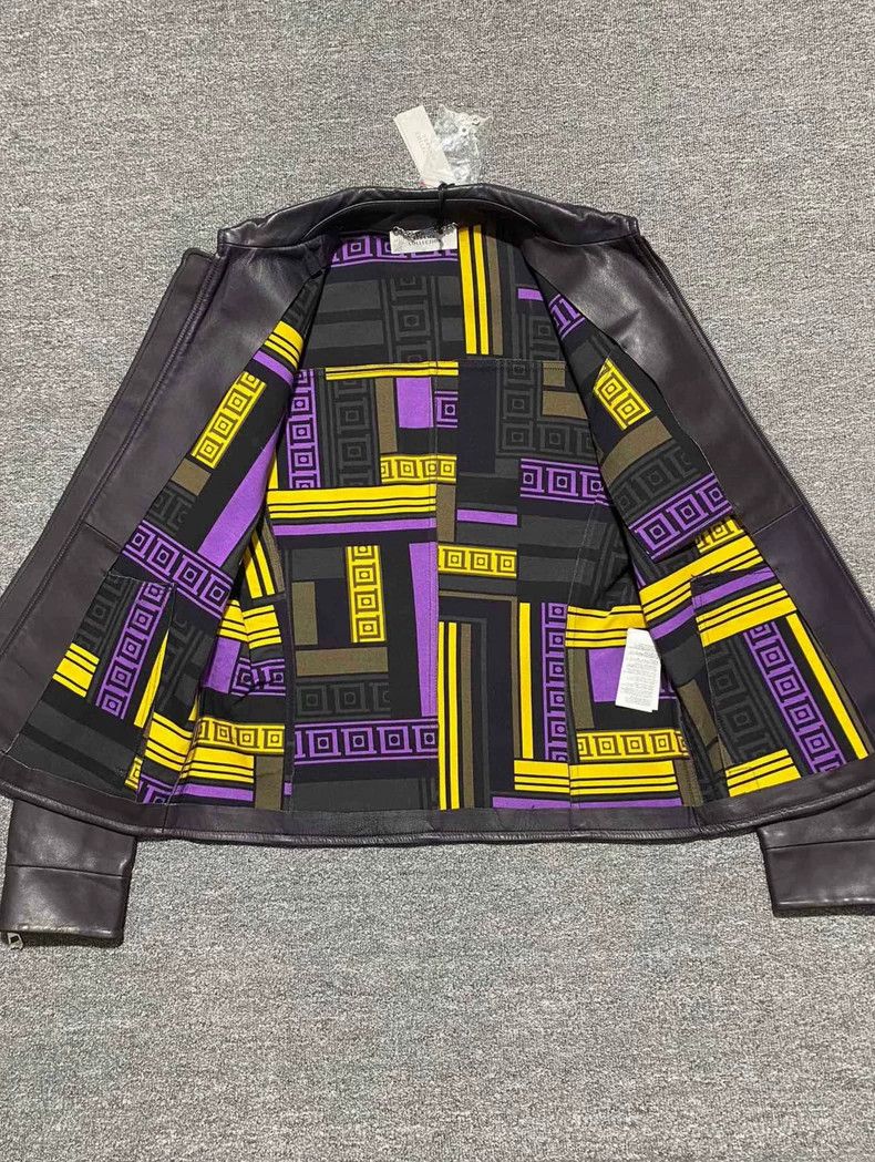 Other Versace Men's leather jacket leather jacket Size US M / EU 48-50 / 2 - 3 Thumbnail