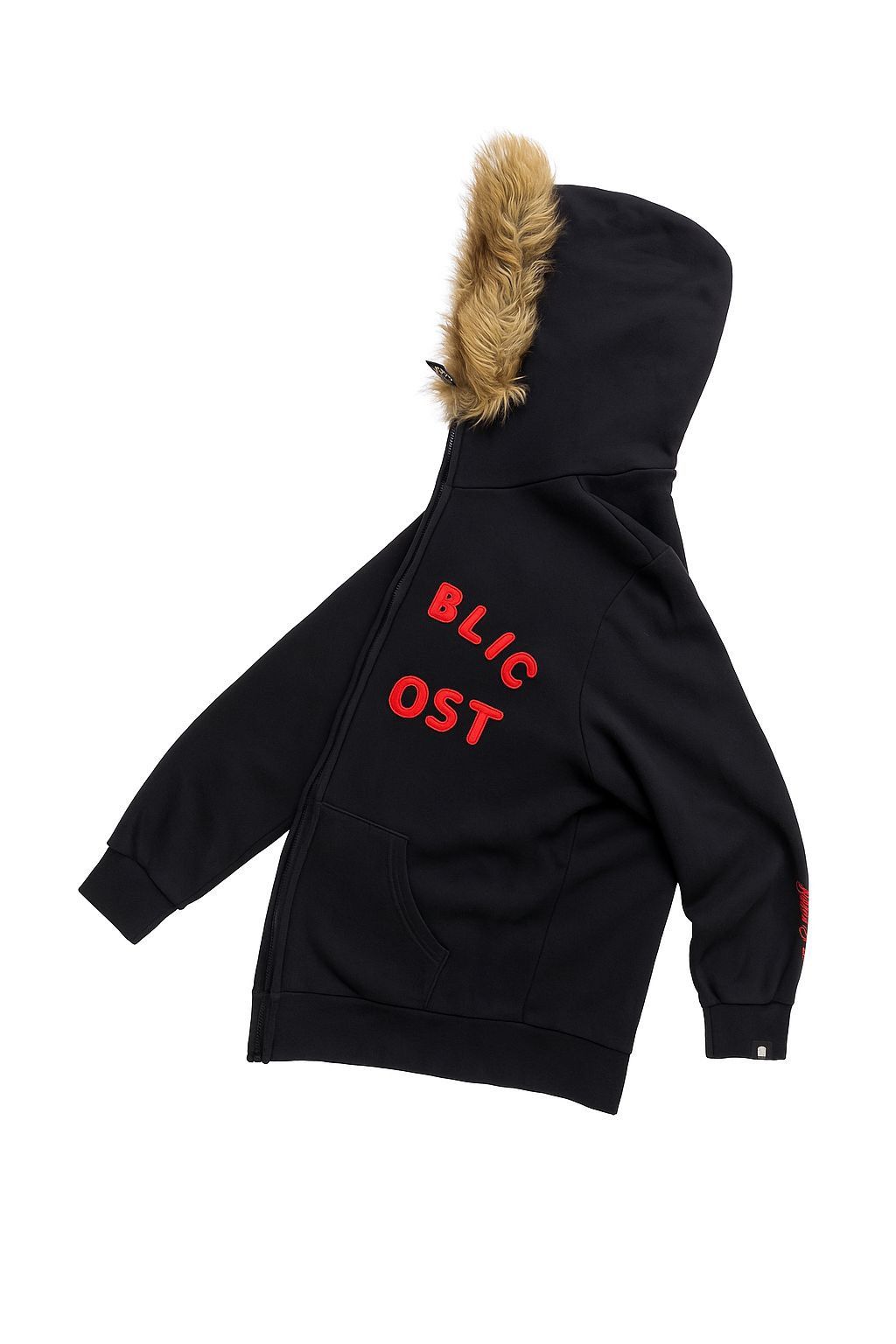 If Six Was Nine 2000s - Rep.Ghost ifsixwasnine lgb style Fur Zip Up Hoodie Size US L / EU 52-54 / 3 - 3 Thumbnail