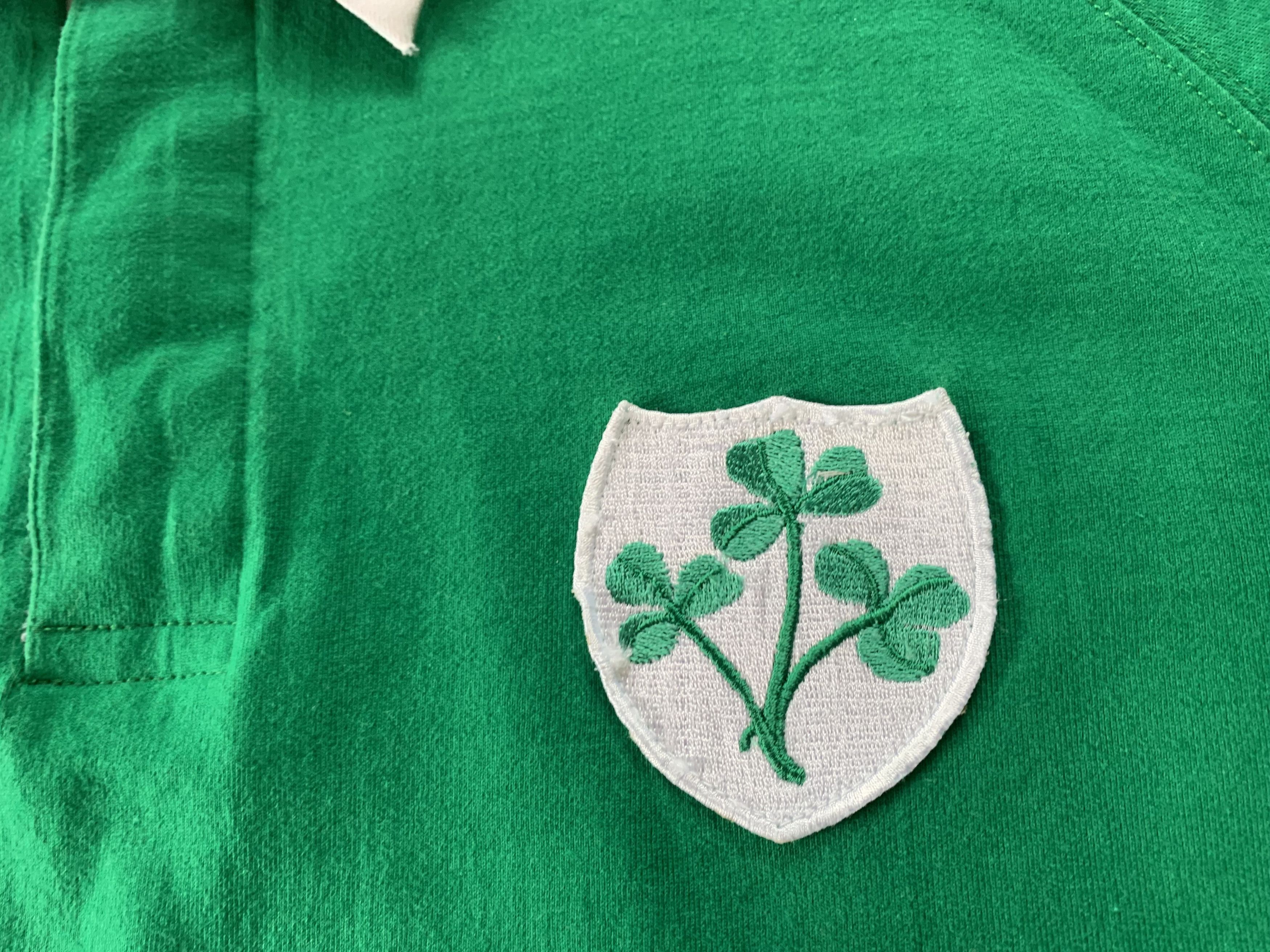 Vintage Vintage Ireland Rugby Cotton Longsleeve Polo T Shirt Size US L / EU 52-54 / 3 - 5 Thumbnail