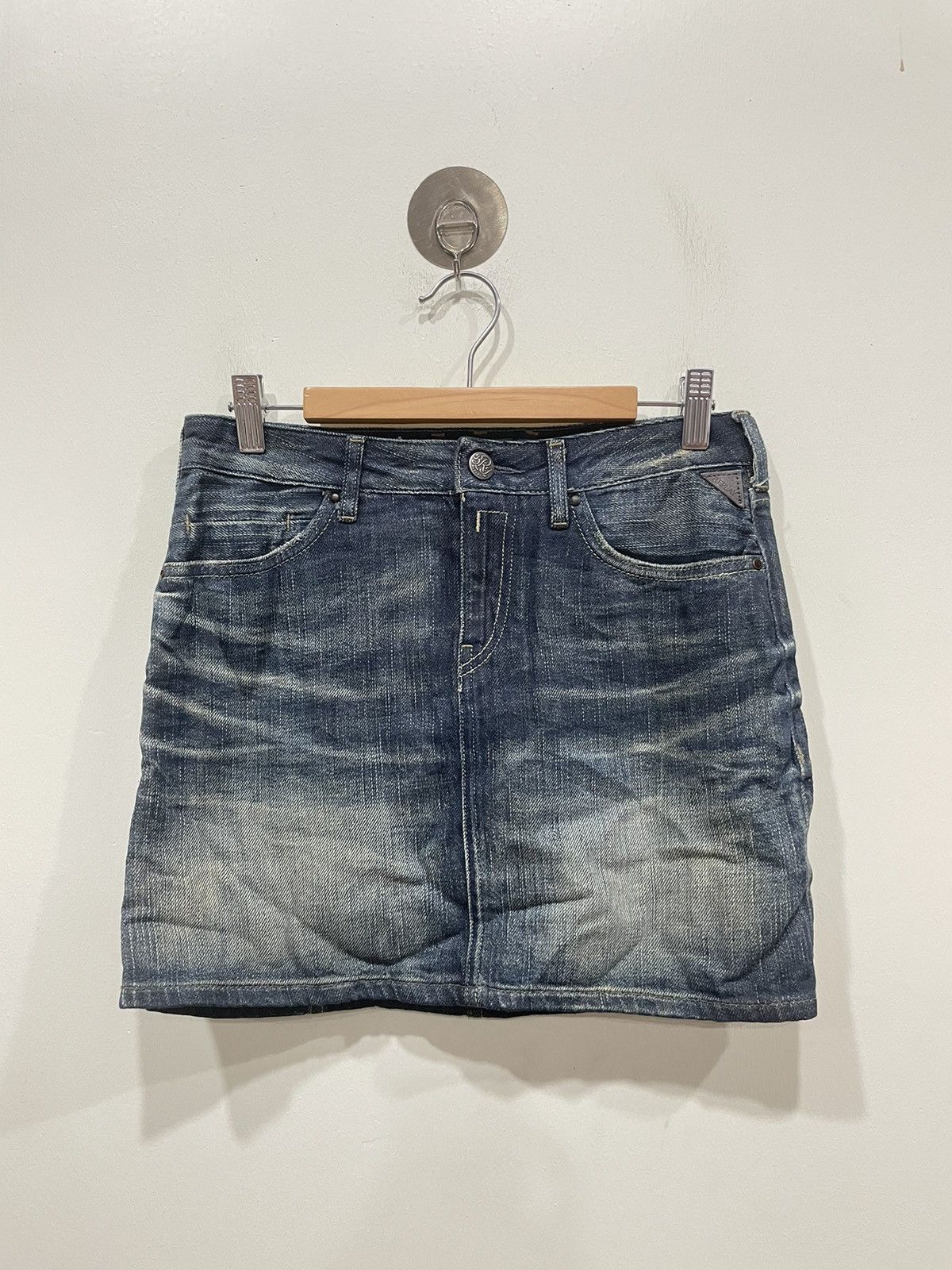 Replay Replay Blue Jeans mini Skirt Size 26" / US 2 / IT 38 - 1 Thumbnail