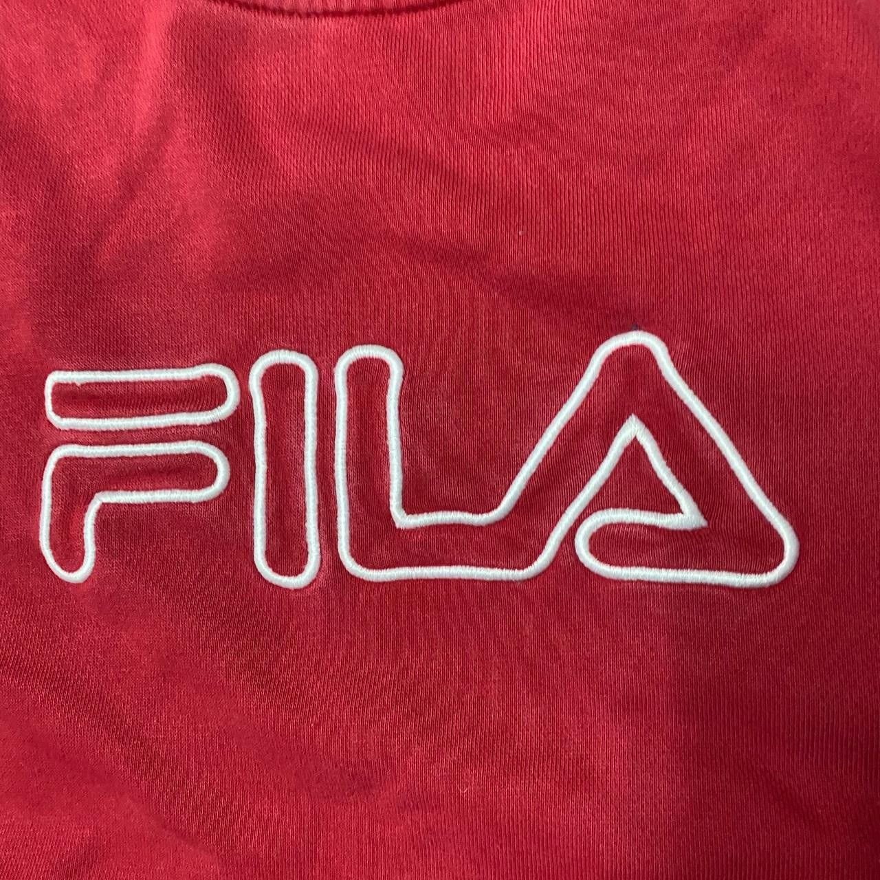 Fila Fila red sweatshirt with white logo Size US M / EU 48-50 / 2 - 4 Thumbnail