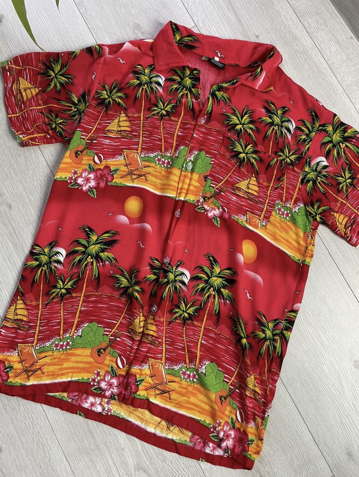 Vintage Vintage Japanese Style Hawaiian Aloha Rayon Shirt Size US L / EU 52-54 / 3 - 2 Thumbnail
