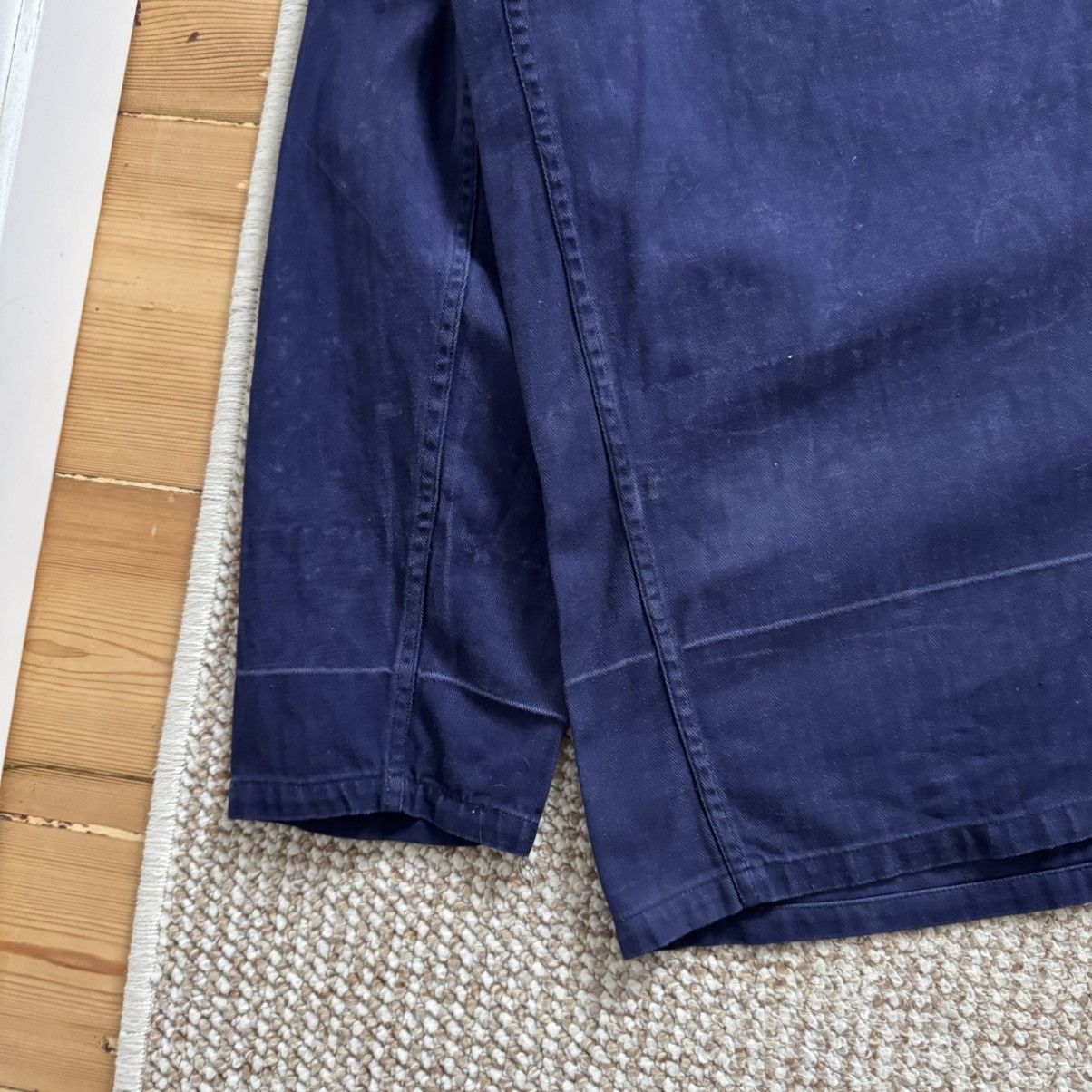 French vintage herringbone faded works chore jacket