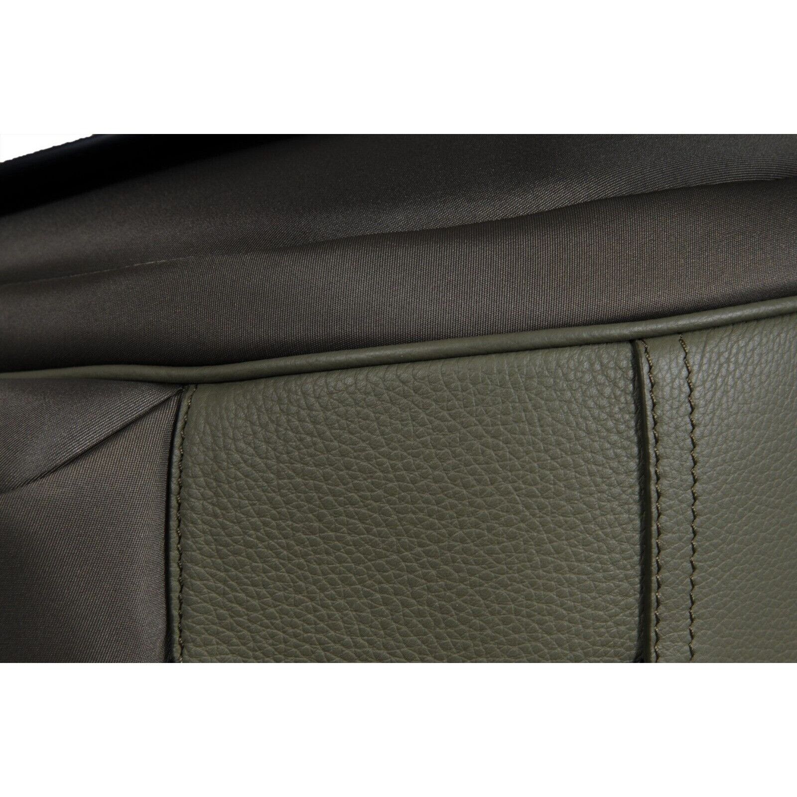 Dior × Sacai Saddle Messenger Bag Olive Green Navy Blue Leather - 02268 Size ONE SIZE - 17 Thumbnail