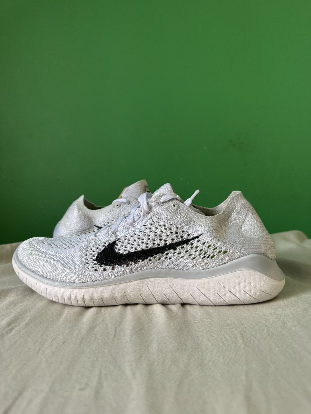 Nike Nike free rn flynit white pure platinum 2018 Size US 11.5 / IT 41.5 - 1 Thumbnail