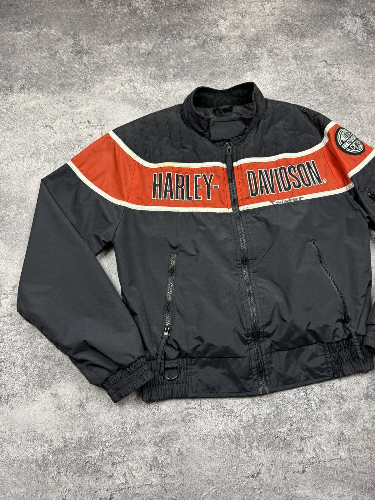 Harley Davidson Vintage Harley Davidson Jacket Big Logo Y2K Made In USA Size US S / EU 44-46 / 1 - 6 Thumbnail