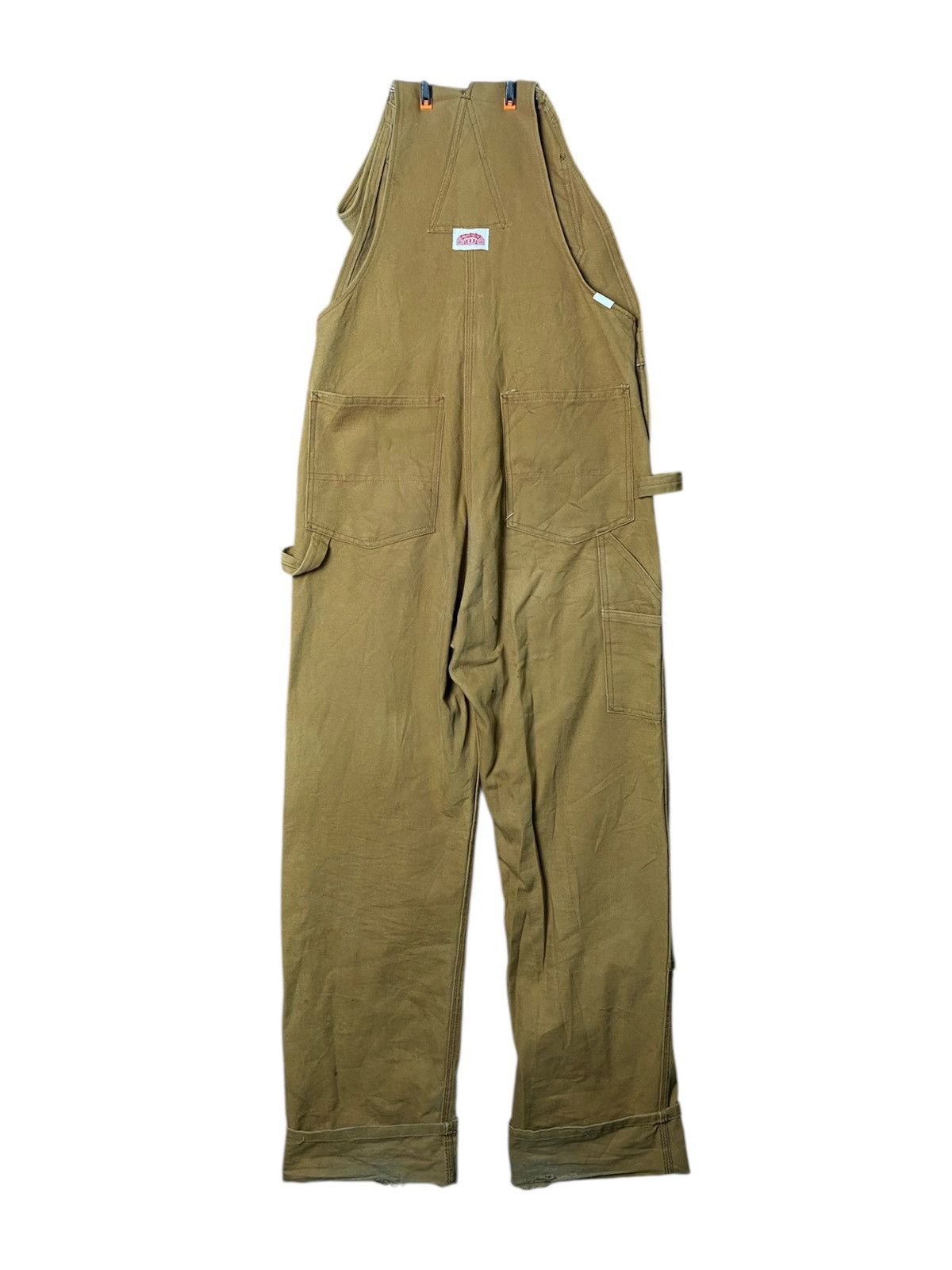 Vintage Vintage 80s Round House Double Knee Overalls Usa Size US 34 / EU 50 - 2 Thumbnail