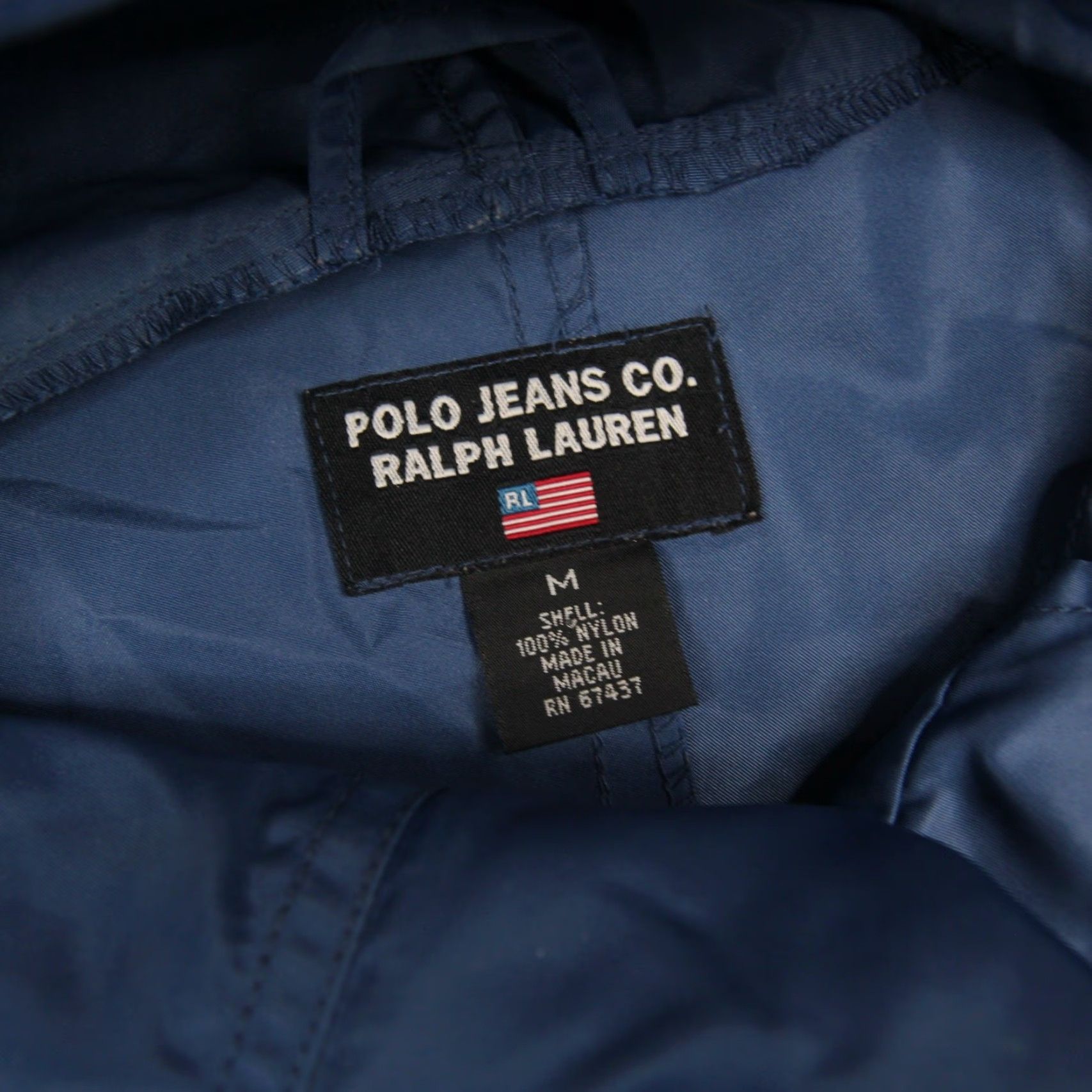 Vintage VINTAGE Polo Ralph Lauren Mens Jacket Windbreaker Blue M Size US M / EU 48-50 / 2 - 4 Thumbnail