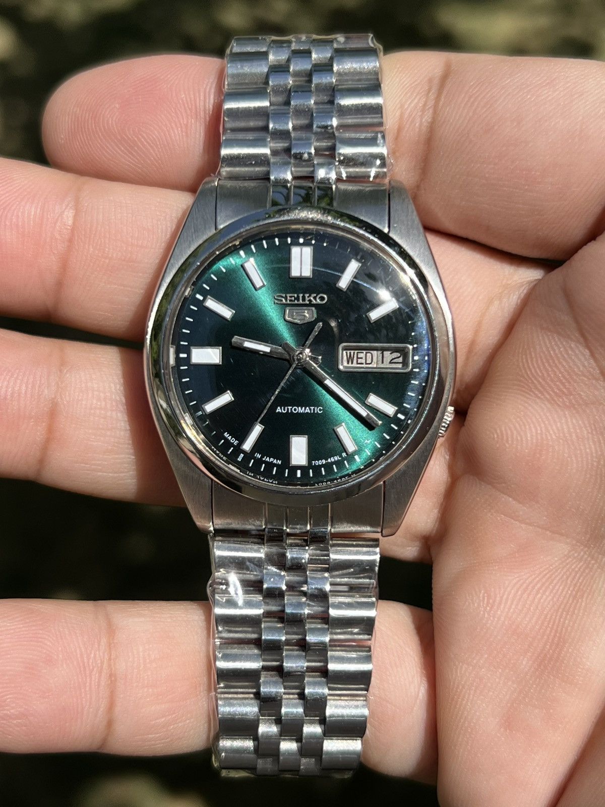 Seiko Seiko 5 Automatic Baton Dial Wrist Watch Day/Date Japan Size 36 - 5 Thumbnail