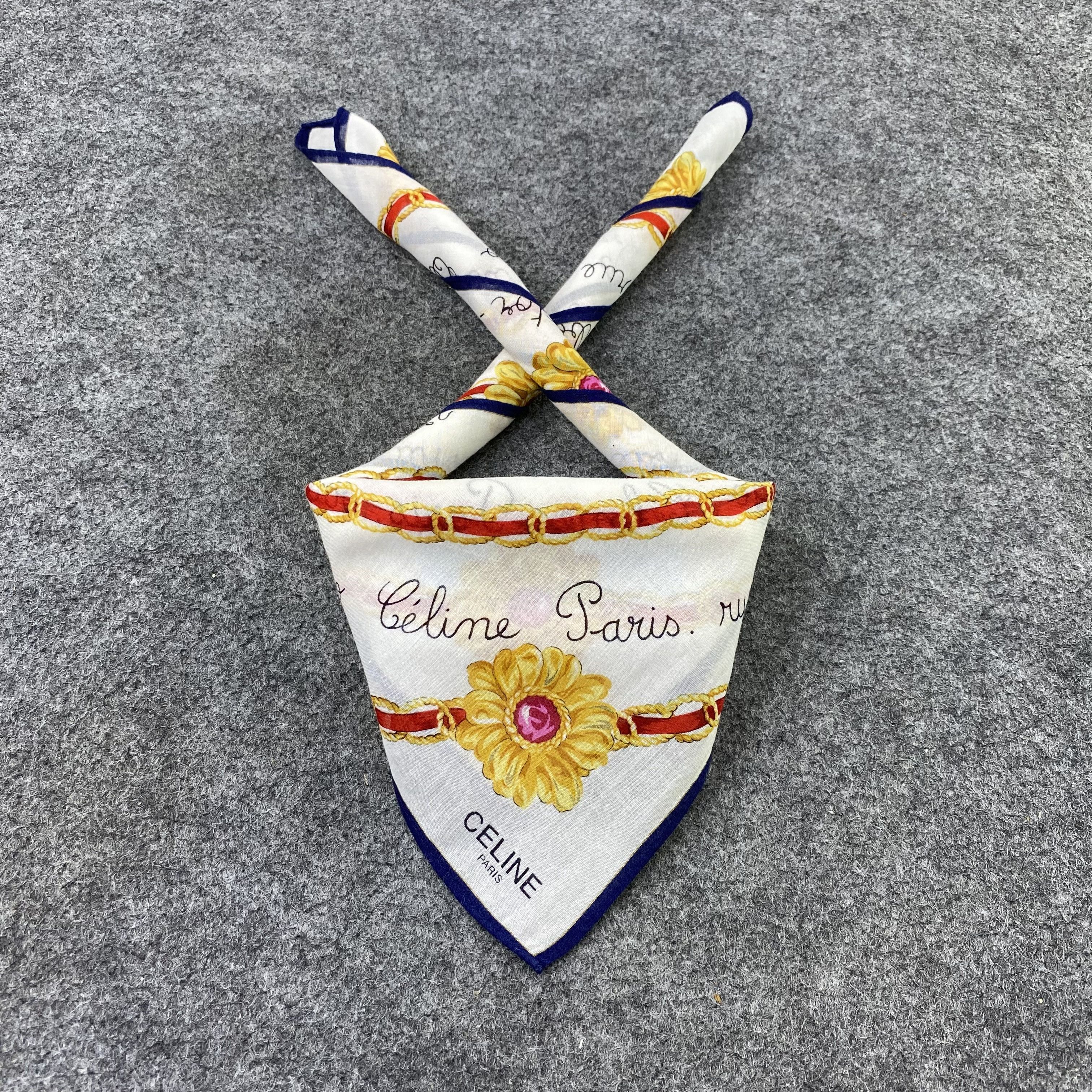 Celine Celine Handkerchief / Bandana / Neckerchief-B1523 Size ONE SIZE - 2 Thumbnail