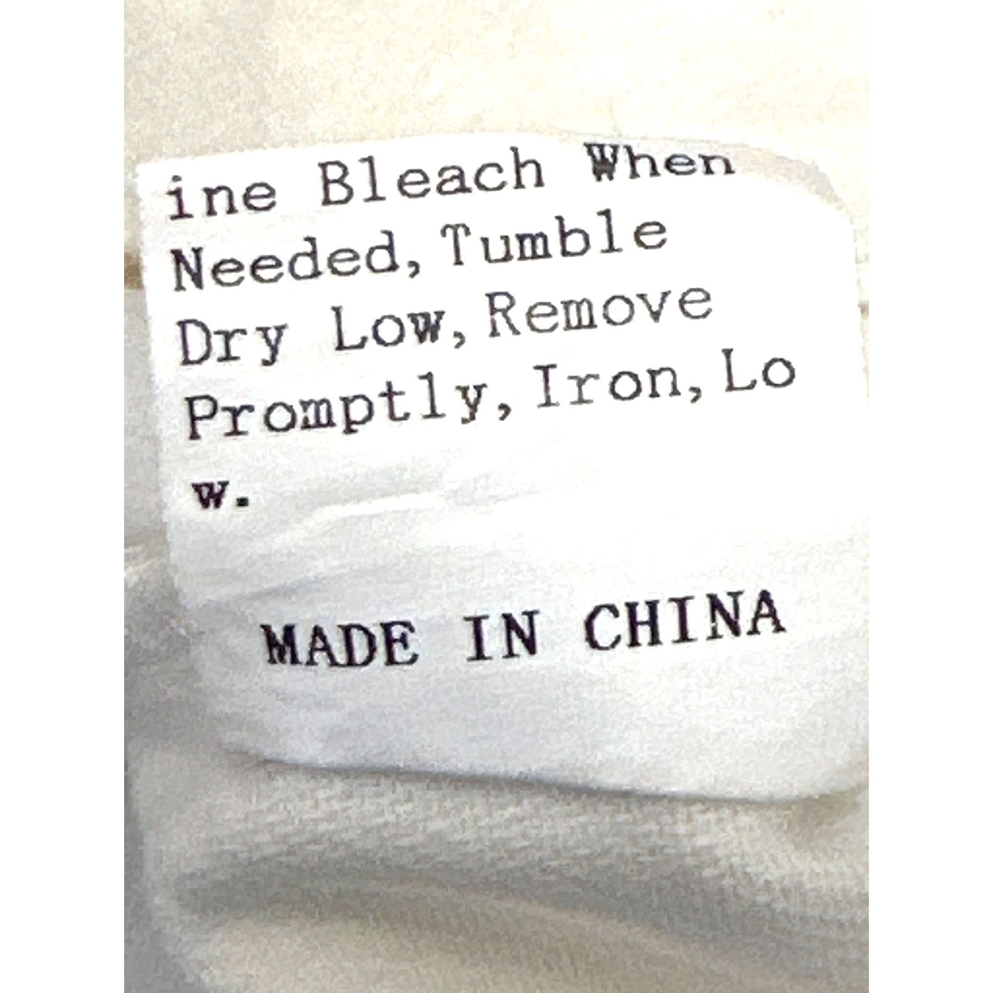 Other CCC Hengsheng White Denim Crop Top Jacket Cotton Polyester Size XL / US 12-14 / IT 48-50 - 8 Thumbnail